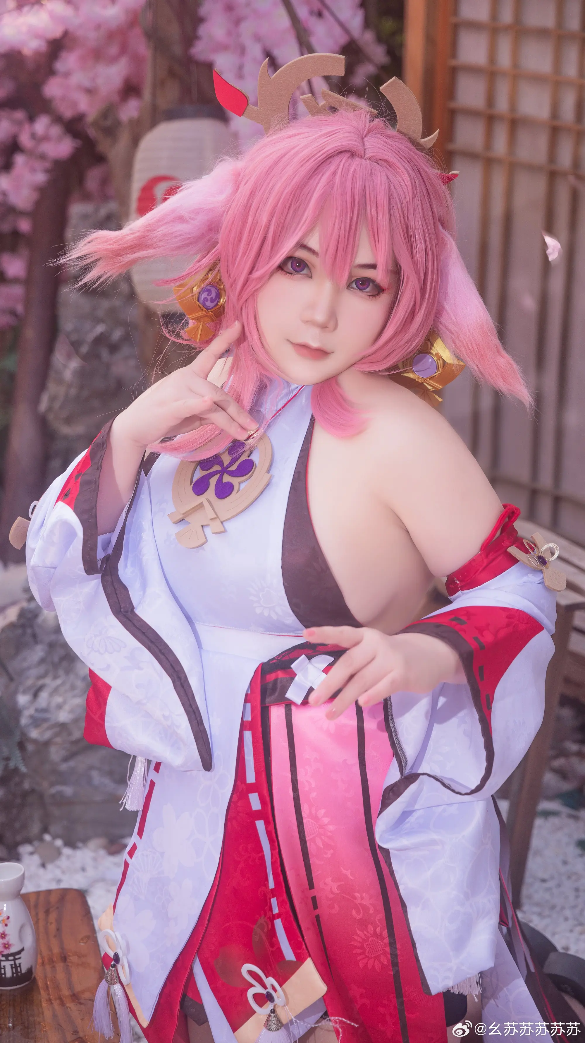 cosplay 原神 八重神子@幺苏苏苏苏苏-公众号小姨ai