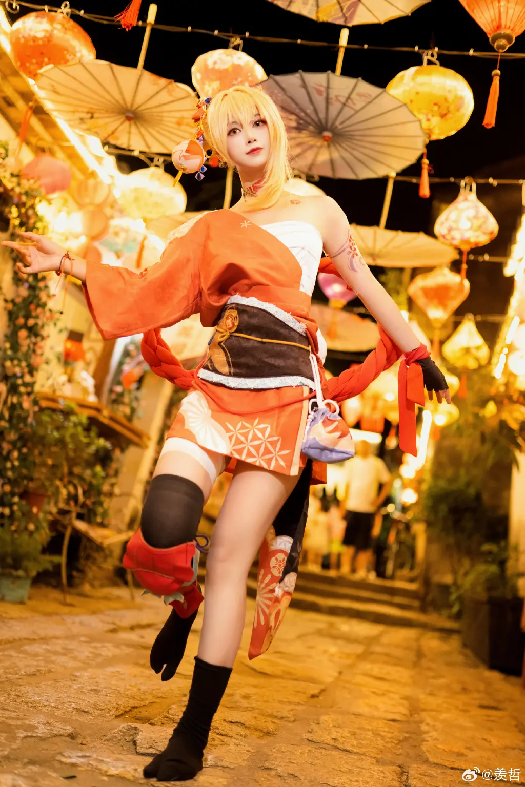 cosplay 祝明年中节快乐 一起走走逛逛吃吃停停 原神 宵宫@九叔叔叔叔啊 COSPLAY-第8张