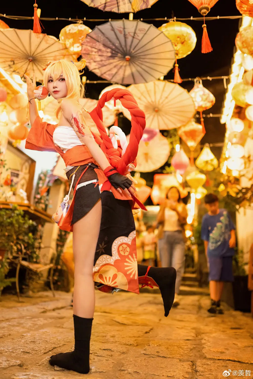 cosplay 祝明年中节快乐 一起走走逛逛吃吃停停 原神 宵宫@九叔叔叔叔啊 COSPLAY-第6张