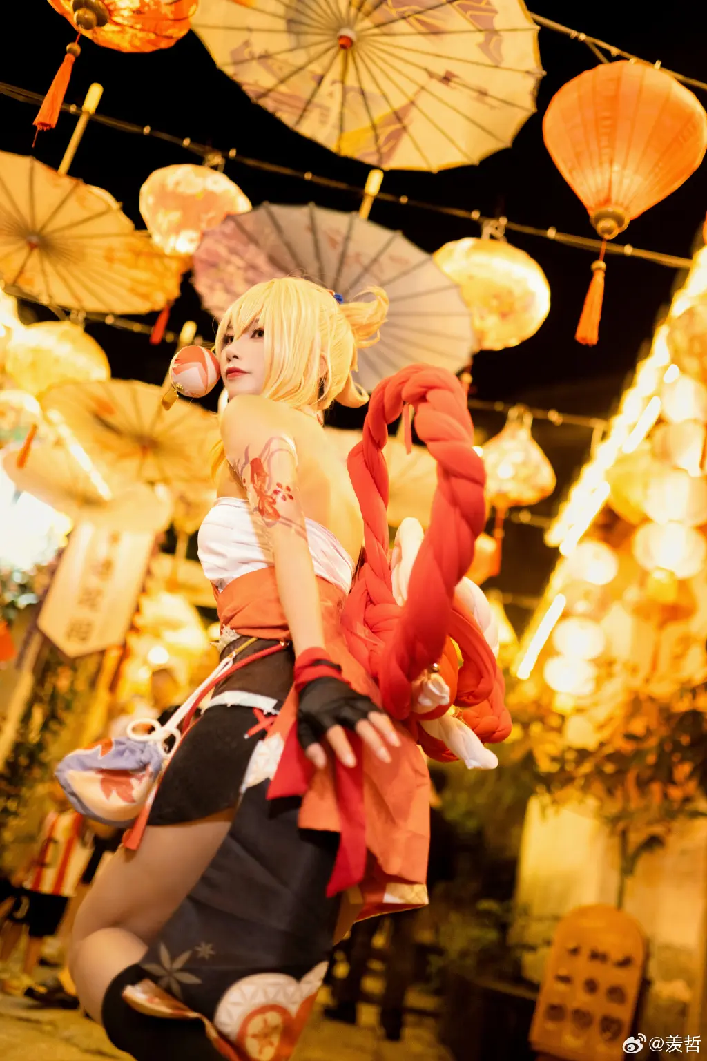 cosplay 祝明年中节快乐 一起走走逛逛吃吃停停 原神 宵宫@九叔叔叔叔啊 COSPLAY-第7张