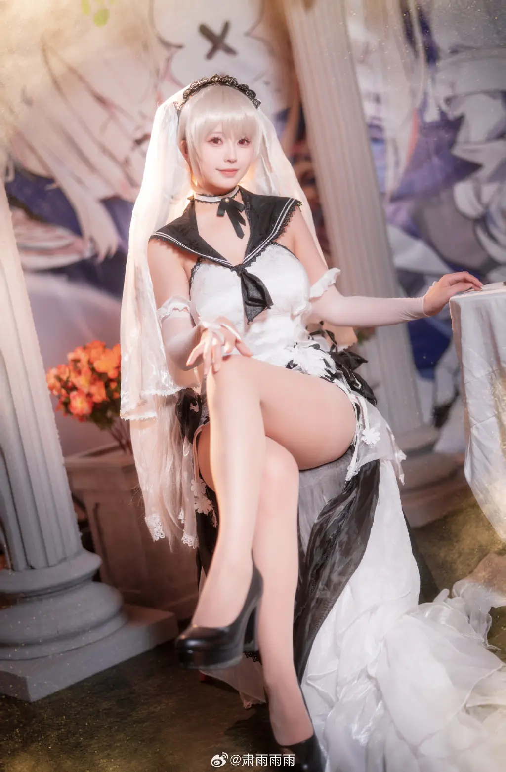 碧蓝航线 涟泉大江户@肃雨雨雨 COSPLAY-第3张