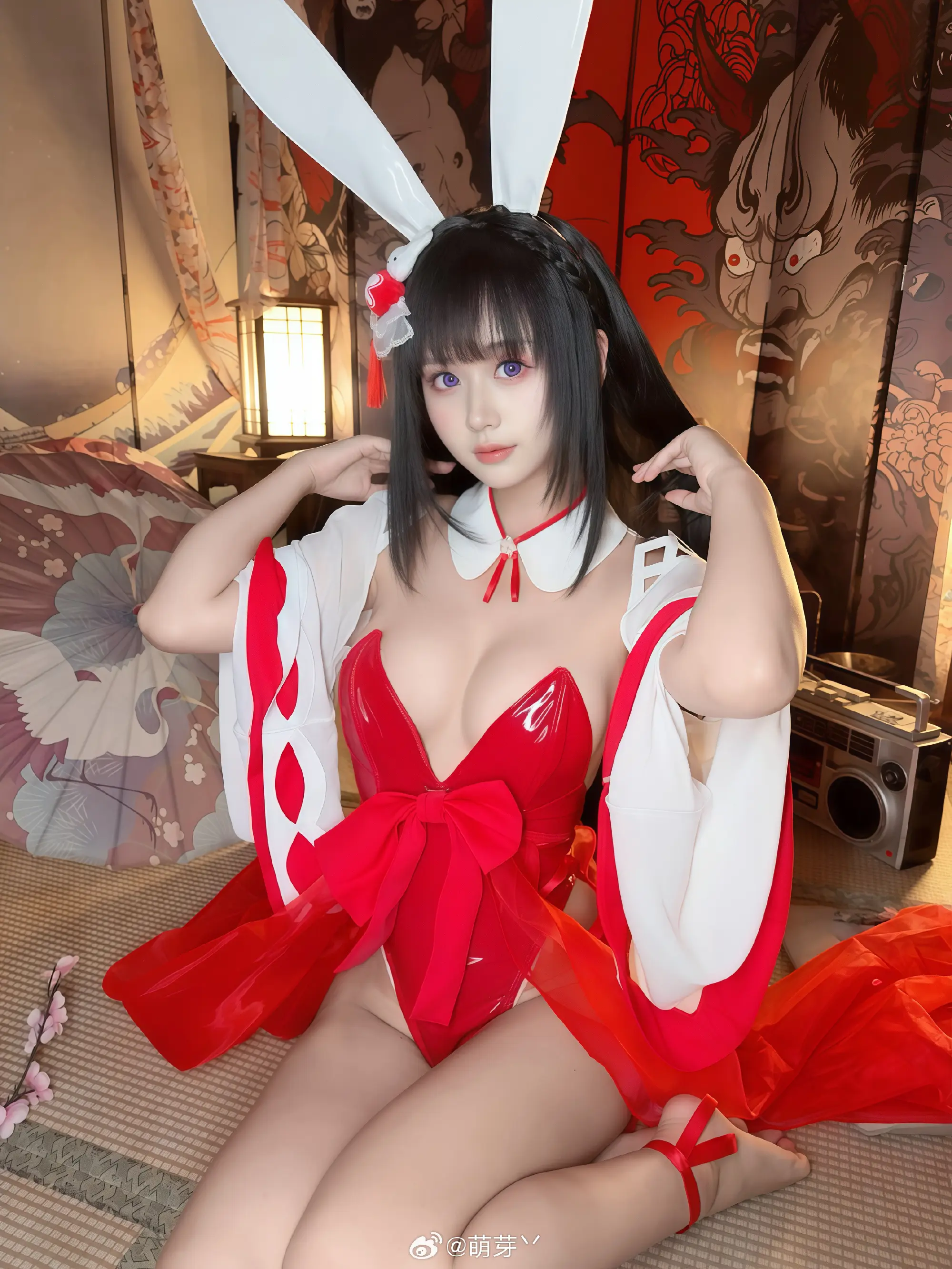 COSPLAY 大山.祈愿的巫女@萌芽丷-公众号小姨ai