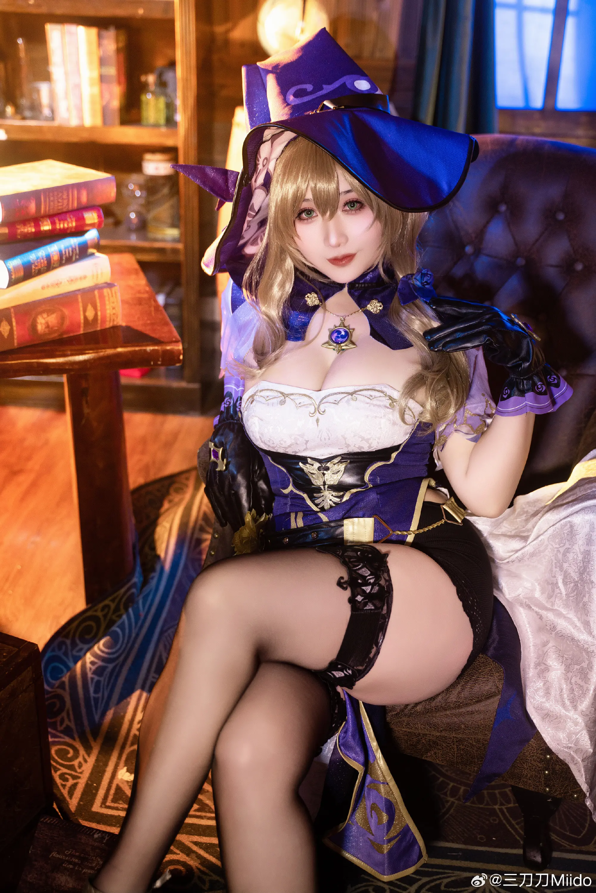 cosplay 原神 丽莎姐姐@三刀刀Miido-公众号小姨ai