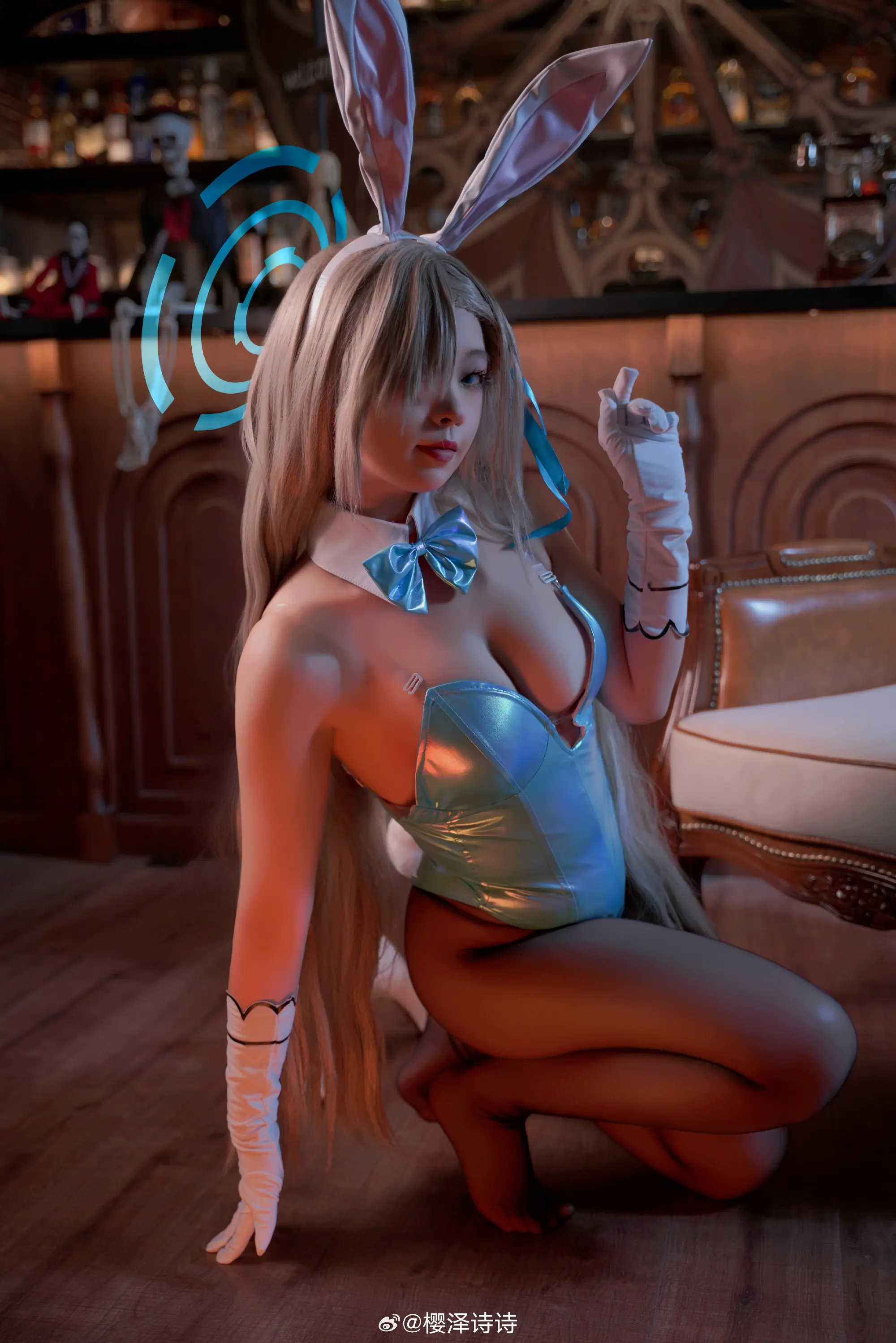 COSPLAY 蔚蓝档案 一之濑明日奈@樱泽诗诗-公众号小姨ai