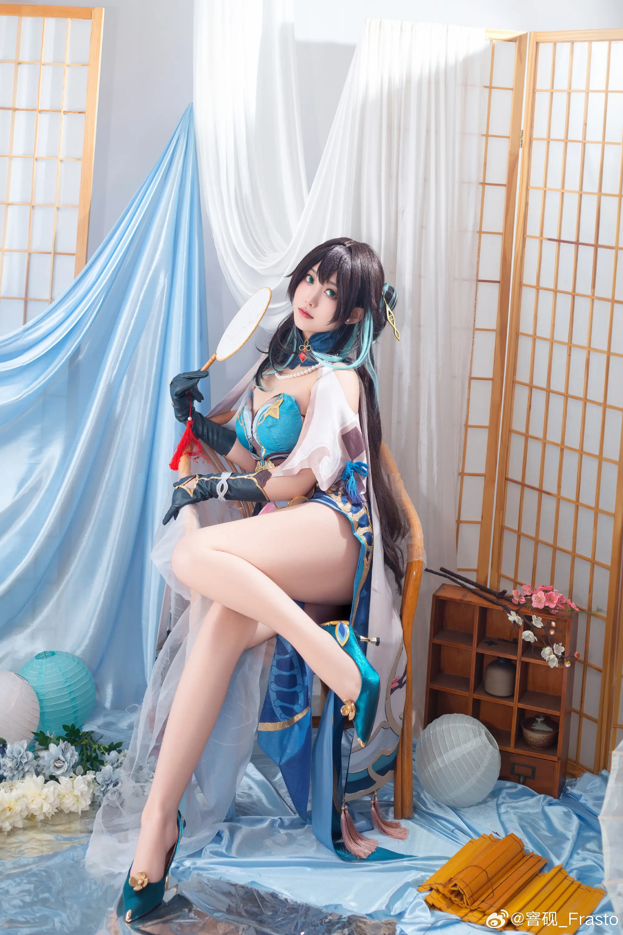 COSPLAY 琴弦拨动，时间便流往过去🌸🌸 星穹铁道 阮梅@窨砚_Frasto-公众号小姨ai