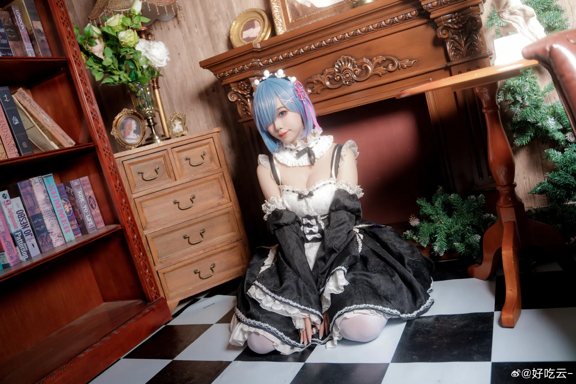 COSPLAY 要和蕾姆约会吗？Re:从零开始的异世界生活 蕾姆@好吃云- COSPLAY-第4张