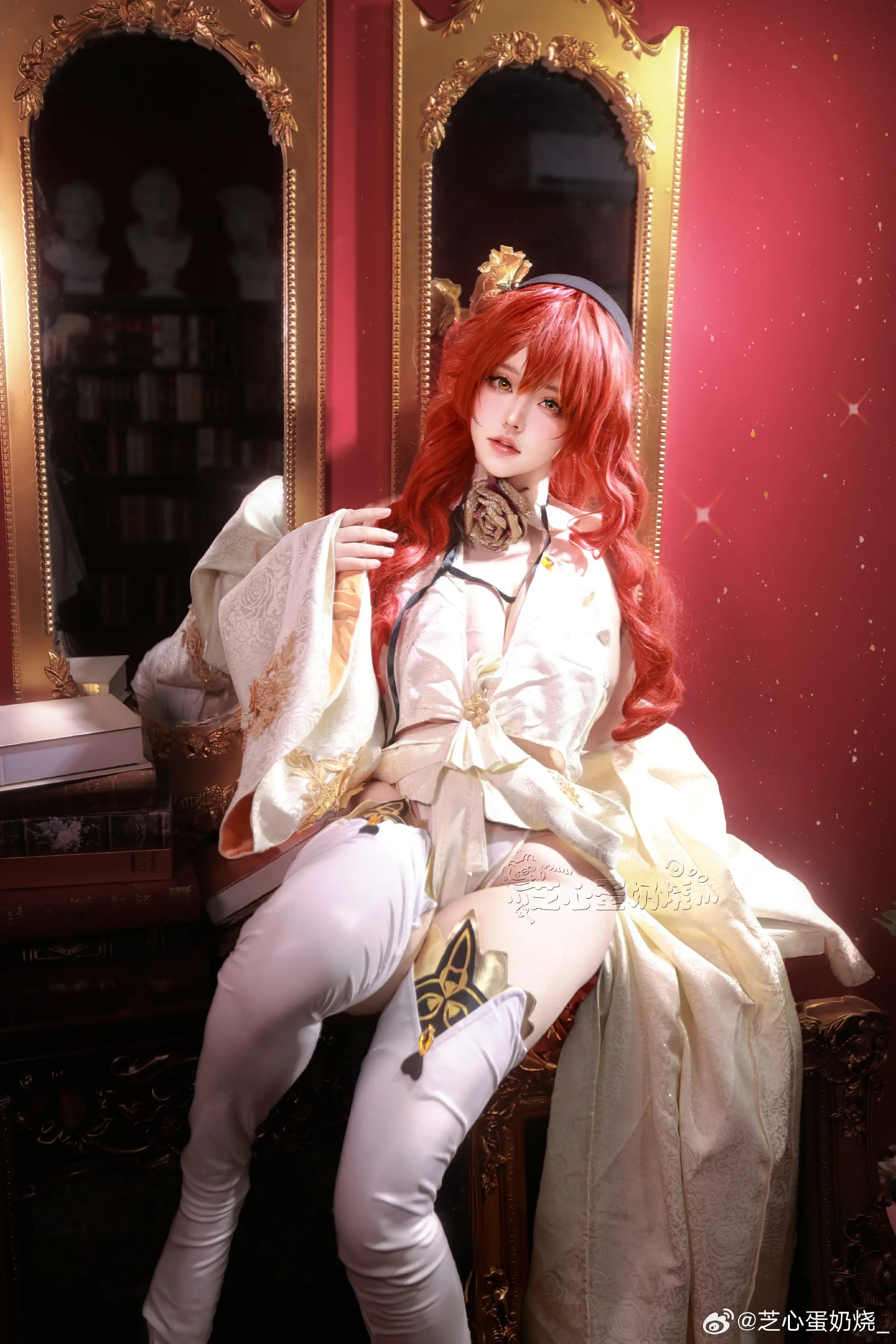 COSPLAY 星空很美，但若没有归处，它也只是无尽的牢笼……你愿意做我的锚点吗？@芝心蛋奶烧_-公众号小姨ai