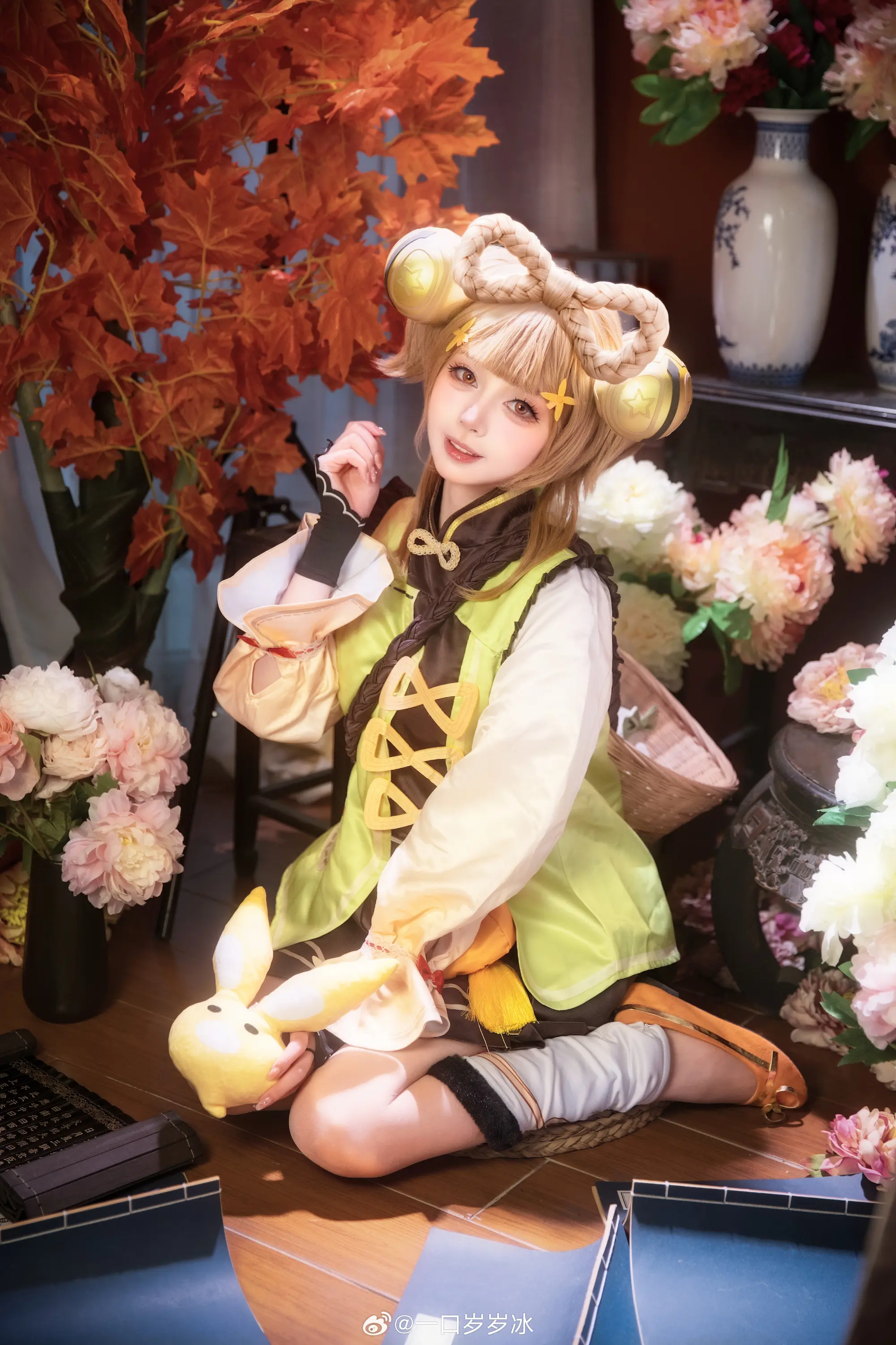 COSPLAY -月桂，该上咯～ 原神瑶瑶cos正片@一口岁岁冰-公众号小姨ai