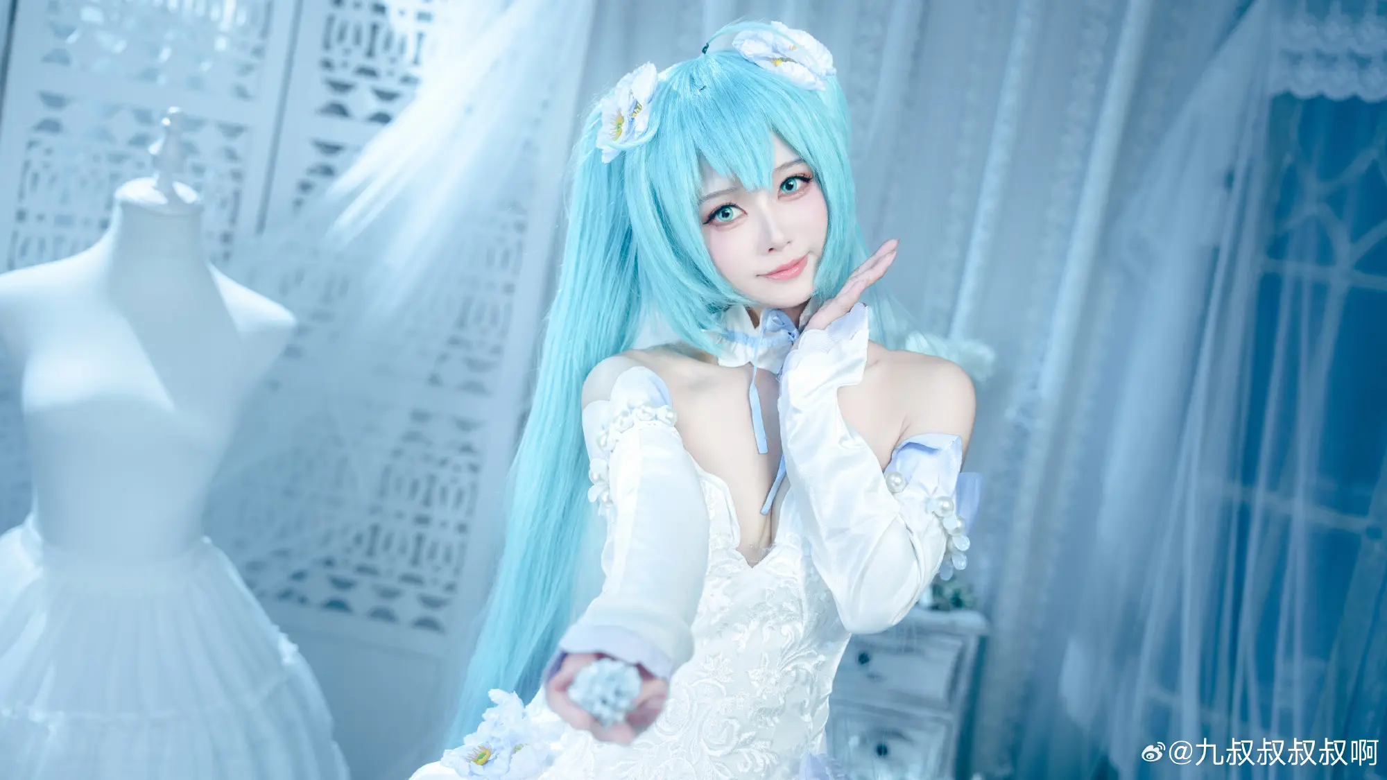 COSPLAY 初音未来 一起聆听春日精灵的旋律～@九叔叔叔叔啊 COSPLAY-第5张