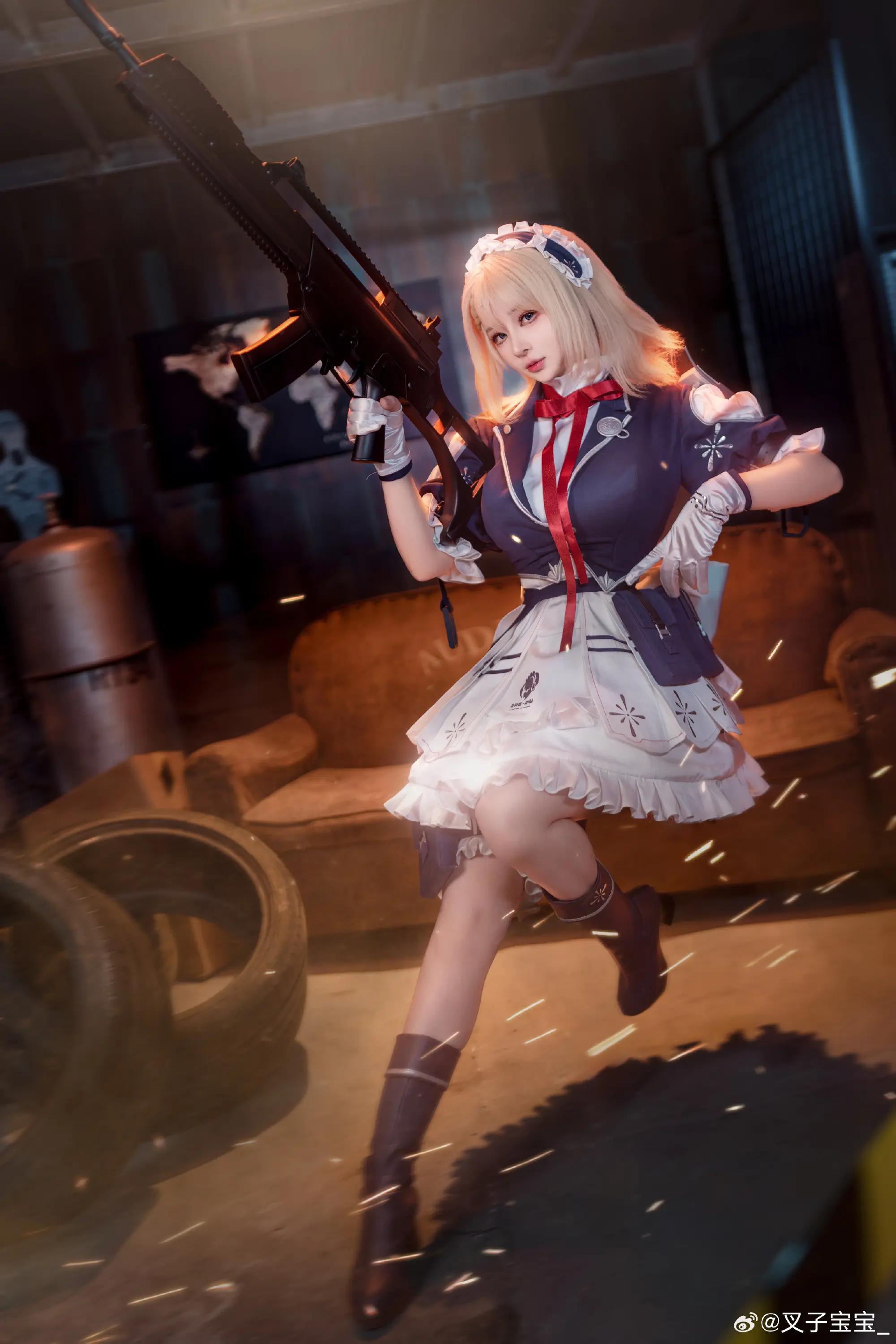 COSPLAY 作为一个称职的女仆，桑朵莱希一定能处理好所有的事情！ 少前2@叉子宝宝_ COSPLAY-第5张