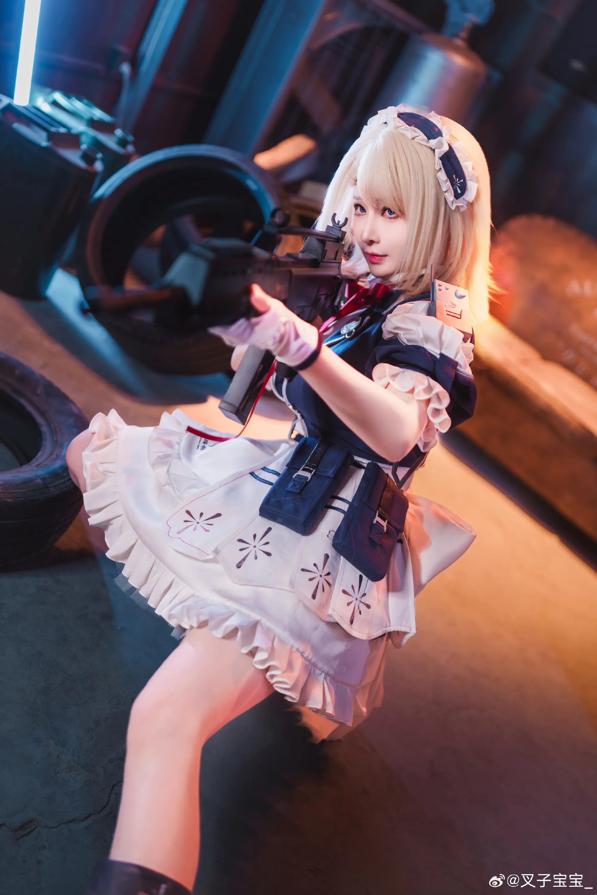 COSPLAY 作为一个称职的女仆，桑朵莱希一定能处理好所有的事情！ 少前2@叉子宝宝_ COSPLAY-第9张