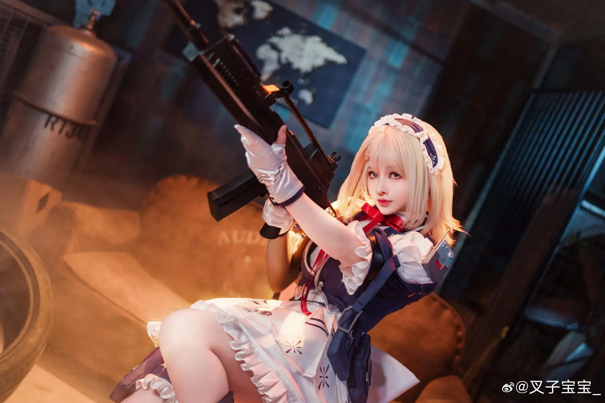 COSPLAY 作为一个称职的女仆，桑朵莱希一定能处理好所有的事情！ 少前2@叉子宝宝_ COSPLAY-第6张