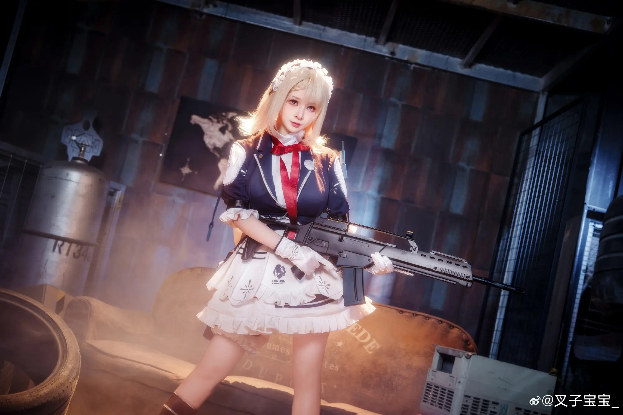COSPLAY 作为一个称职的女仆，桑朵莱希一定能处理好所有的事情！ 少前2@叉子宝宝_ COSPLAY-第7张