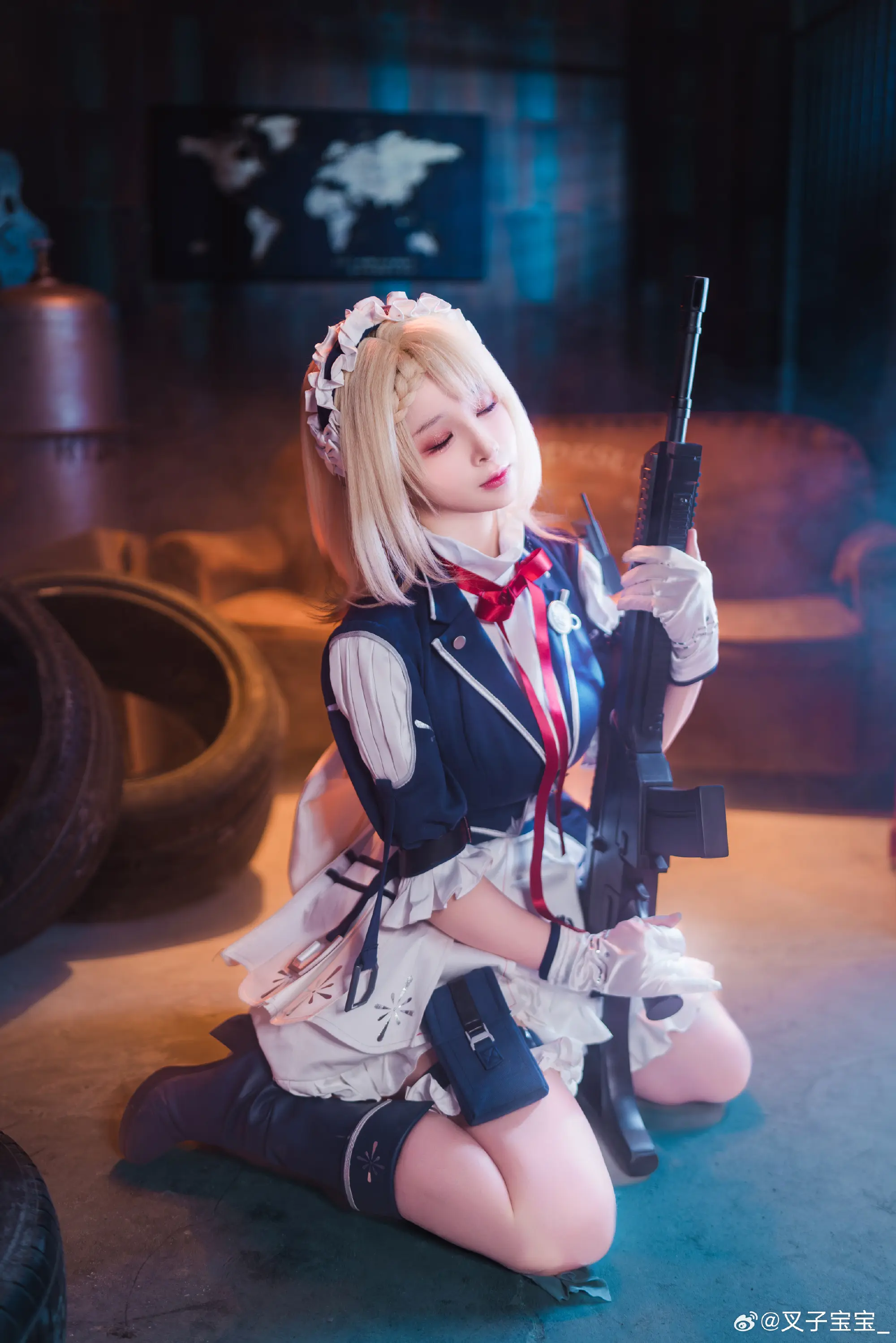 COSPLAY 作为一个称职的女仆，桑朵莱希一定能处理好所有的事情！ 少前2@叉子宝宝_ COSPLAY-第8张