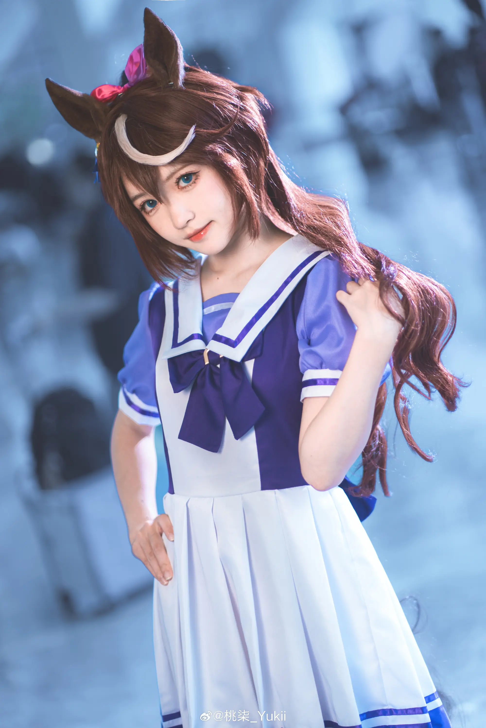 cosplay 闪耀!优俊少女 赛马娘 东海帝皇@桃柒_Yukii-公众号小姨ai