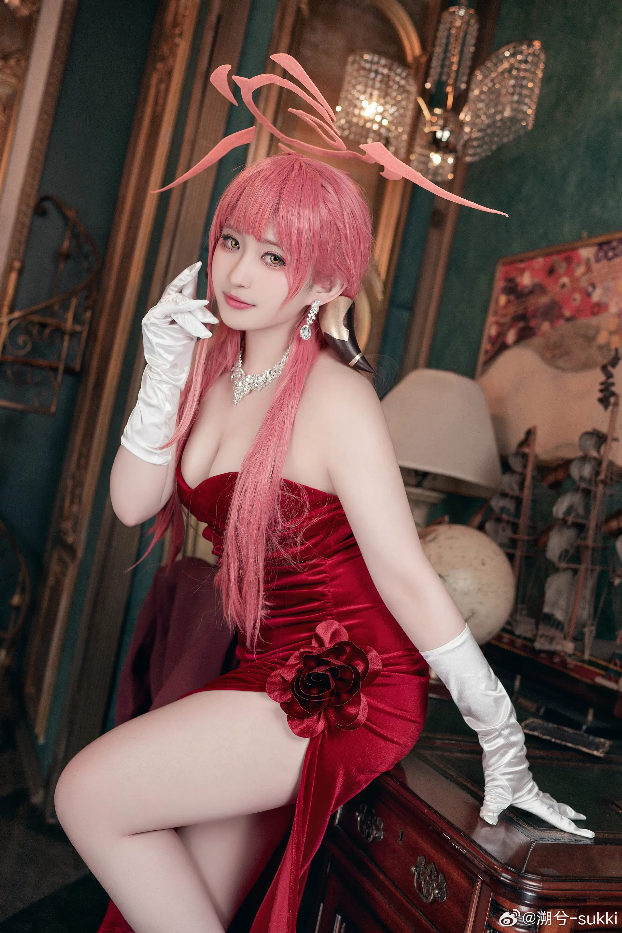 cosplay 蔚蓝档案 陆八魔爱露@溯兮-sukki-公众号小姨ai