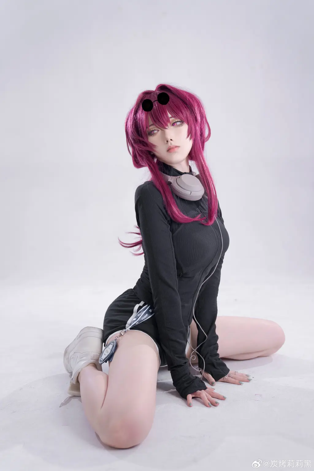 COSPLAY 崩坏星穹铁道 卡芙卡@炭烤莉莉黑 COSPLAY-第4张