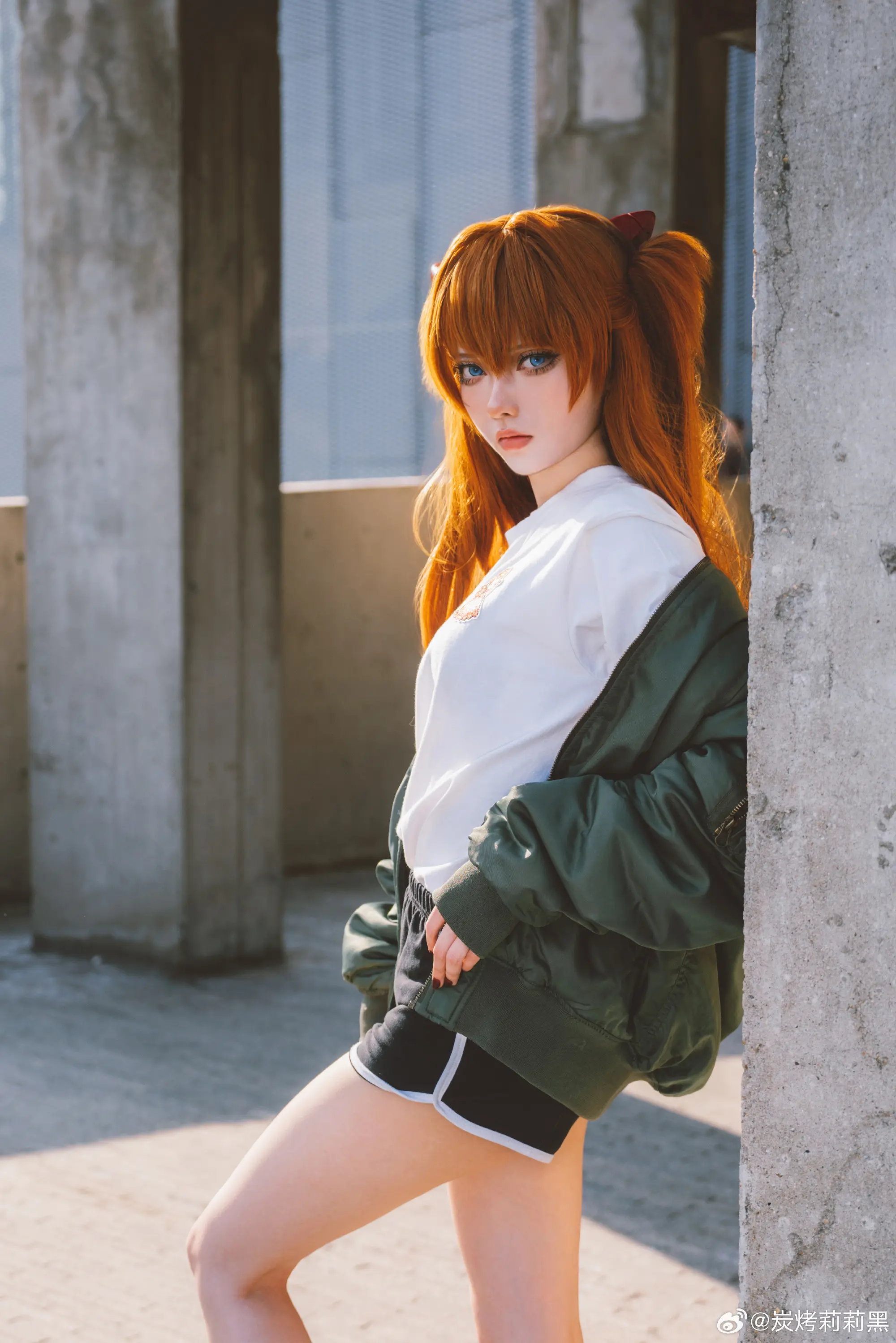 去龙美转了一圈 久违的外景 明日香@炭烤莉莉黑 COSPLAY-第14张
