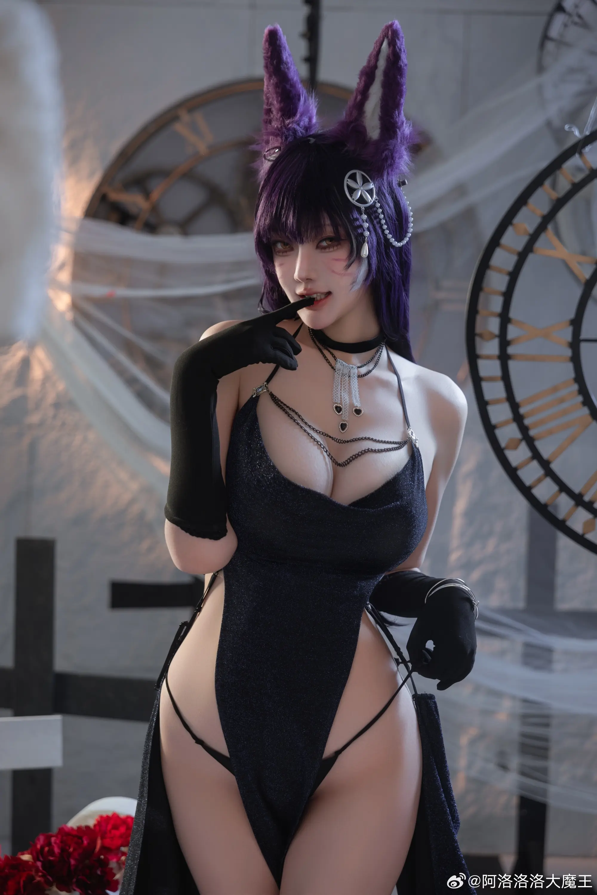 COSPLAY 碧蓝航线 武藏·同人礼服@阿洛洛洛大魔王-公众号小姨ai