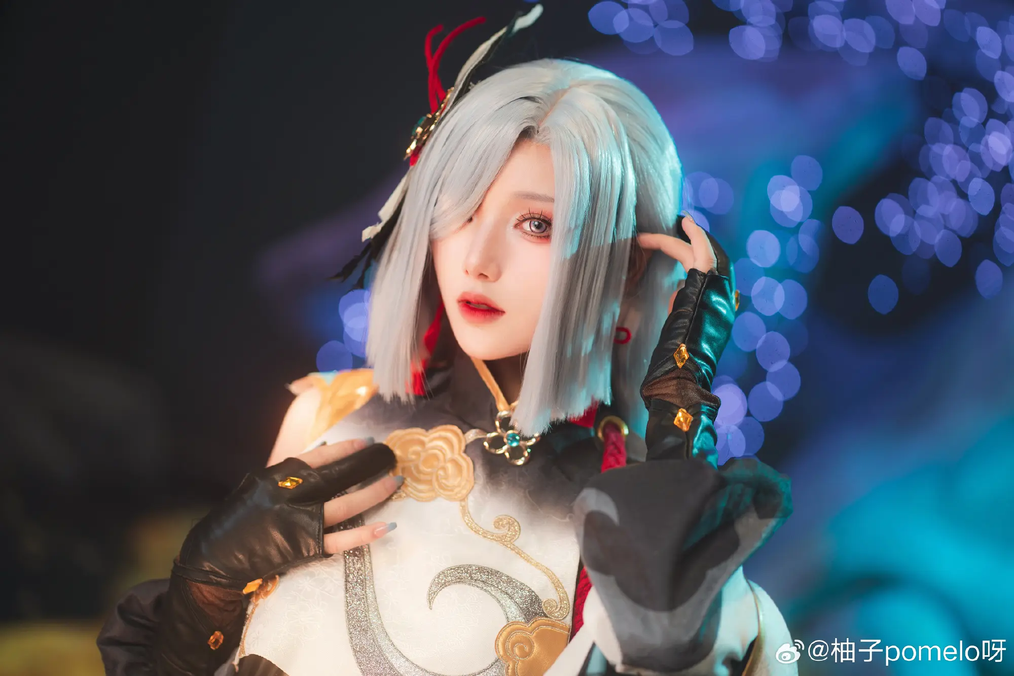 COSPLAY 原神 申鹤@柚子pomelo呀-公众号小姨ai