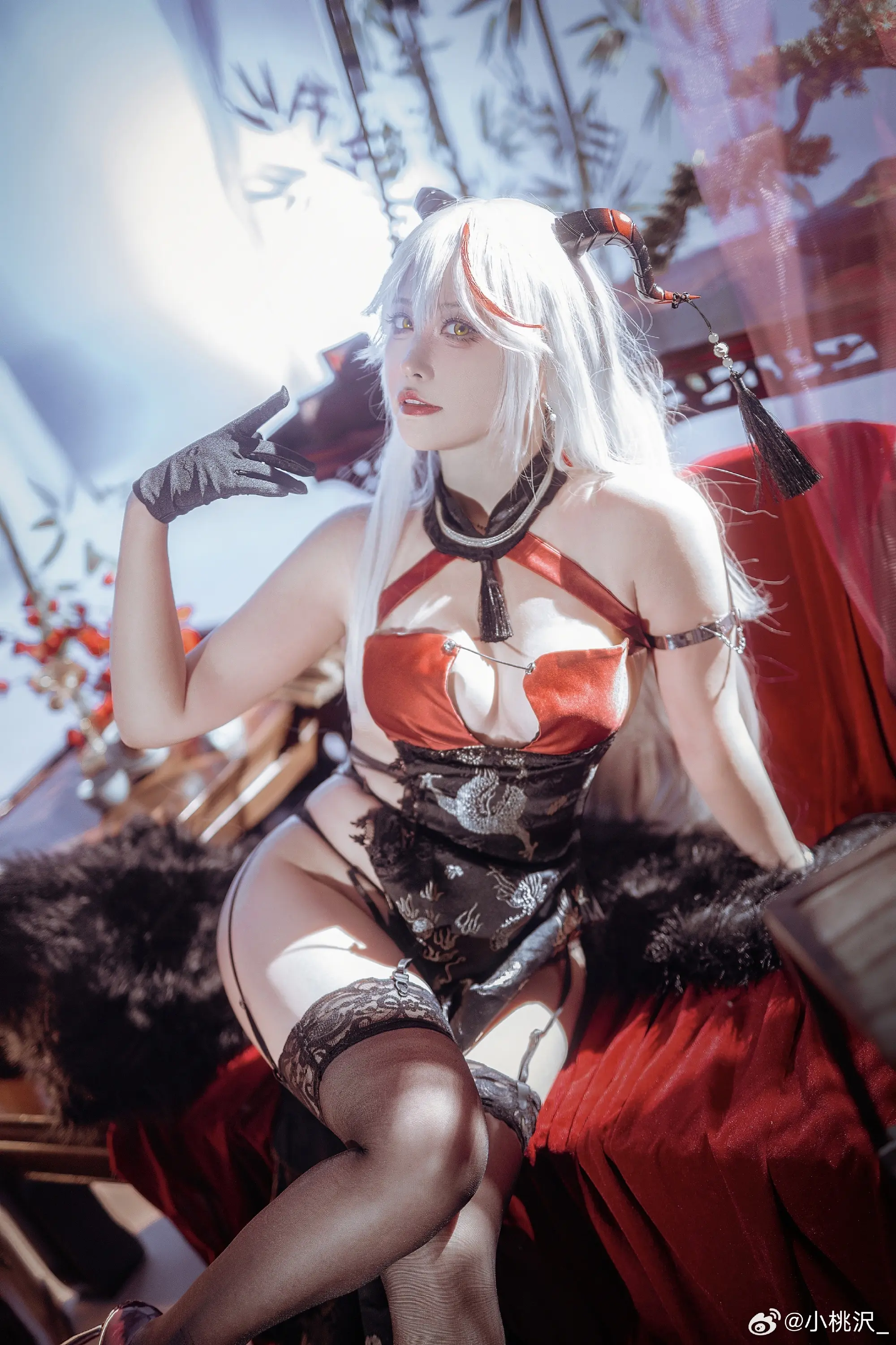 COSPLAY 碧蓝航线 埃吉尔@小桃沢_-公众号小姨ai