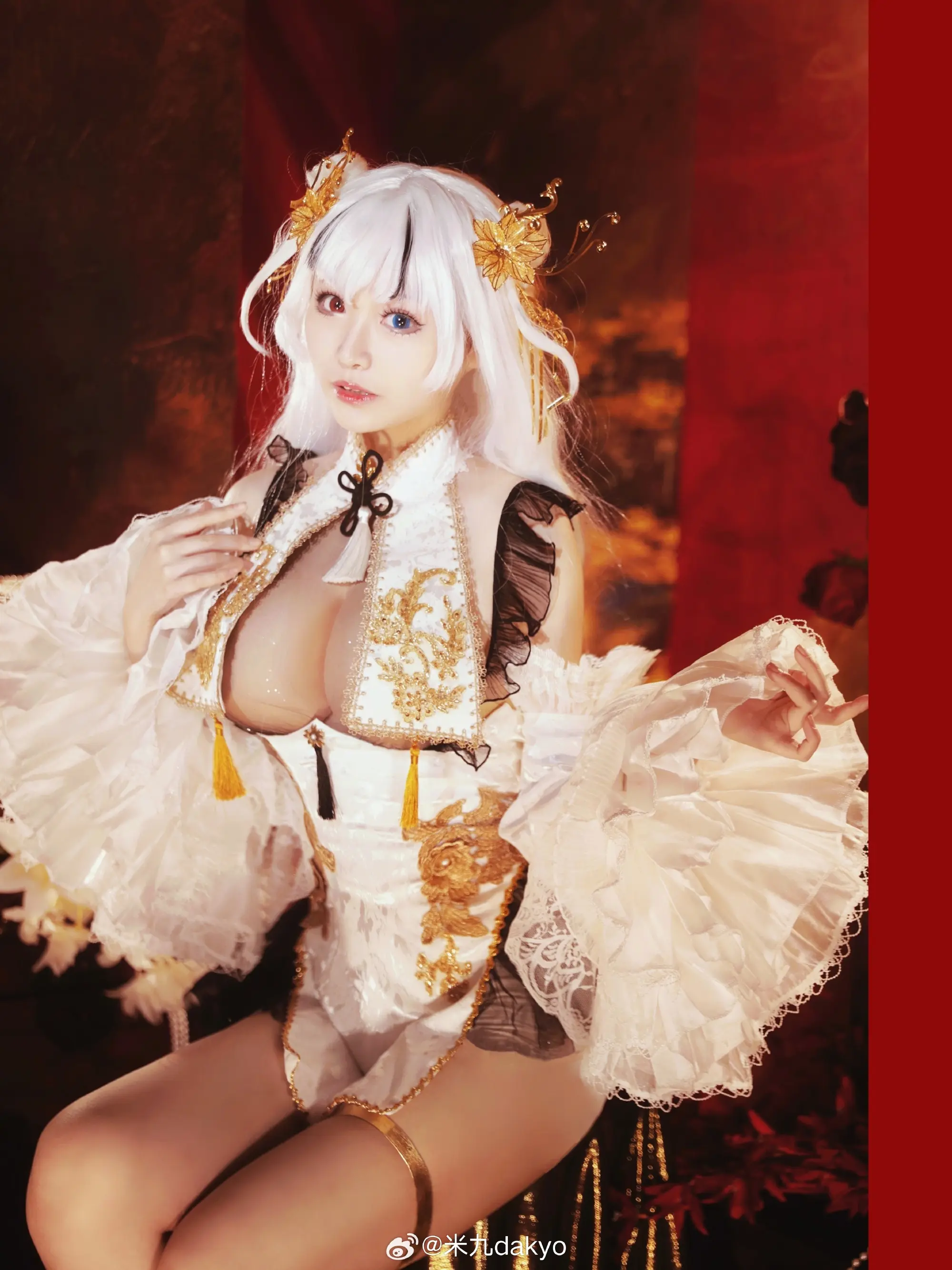 COSPLAY 碧蓝航线 埃尔宾cos 旗袍Ver.@米九dakyo-公众号小姨ai