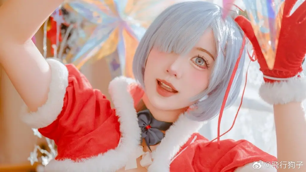 cosplay 𝑯𝒂𝒗𝒆 𝒂 𝒉𝒂𝒑𝒑𝒚 𝑪𝒉𝒓𝒊𝒔𝒕𝒎𝒂𝒔 re:从零开始的异世界生活 蕾姆圣诞ver.@飛行狗子 COSPLAY-第3张