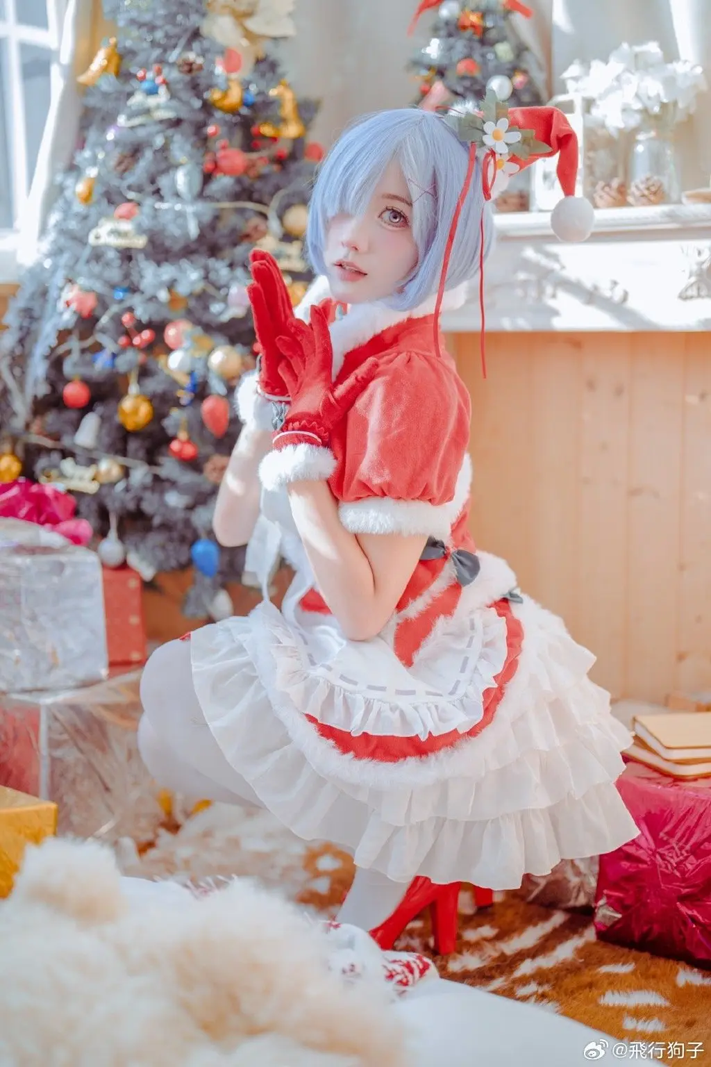 cosplay 𝑯𝒂𝒗𝒆 𝒂 𝒉𝒂𝒑𝒑𝒚 𝑪𝒉𝒓𝒊𝒔𝒕𝒎𝒂𝒔 re:从零开始的异世界生活 蕾姆圣诞ver.@飛行狗子 COSPLAY-第8张