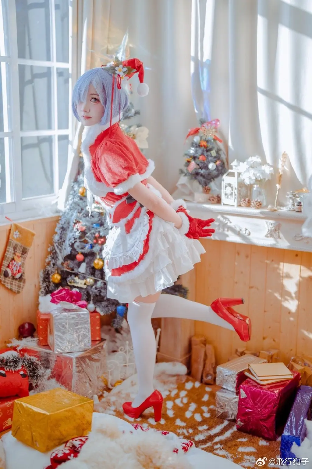 cosplay 𝑯𝒂𝒗𝒆 𝒂 𝒉𝒂𝒑𝒑𝒚 𝑪𝒉𝒓𝒊𝒔𝒕𝒎𝒂𝒔 re:从零开始的异世界生活 蕾姆圣诞ver.@飛行狗子 COSPLAY-第11张