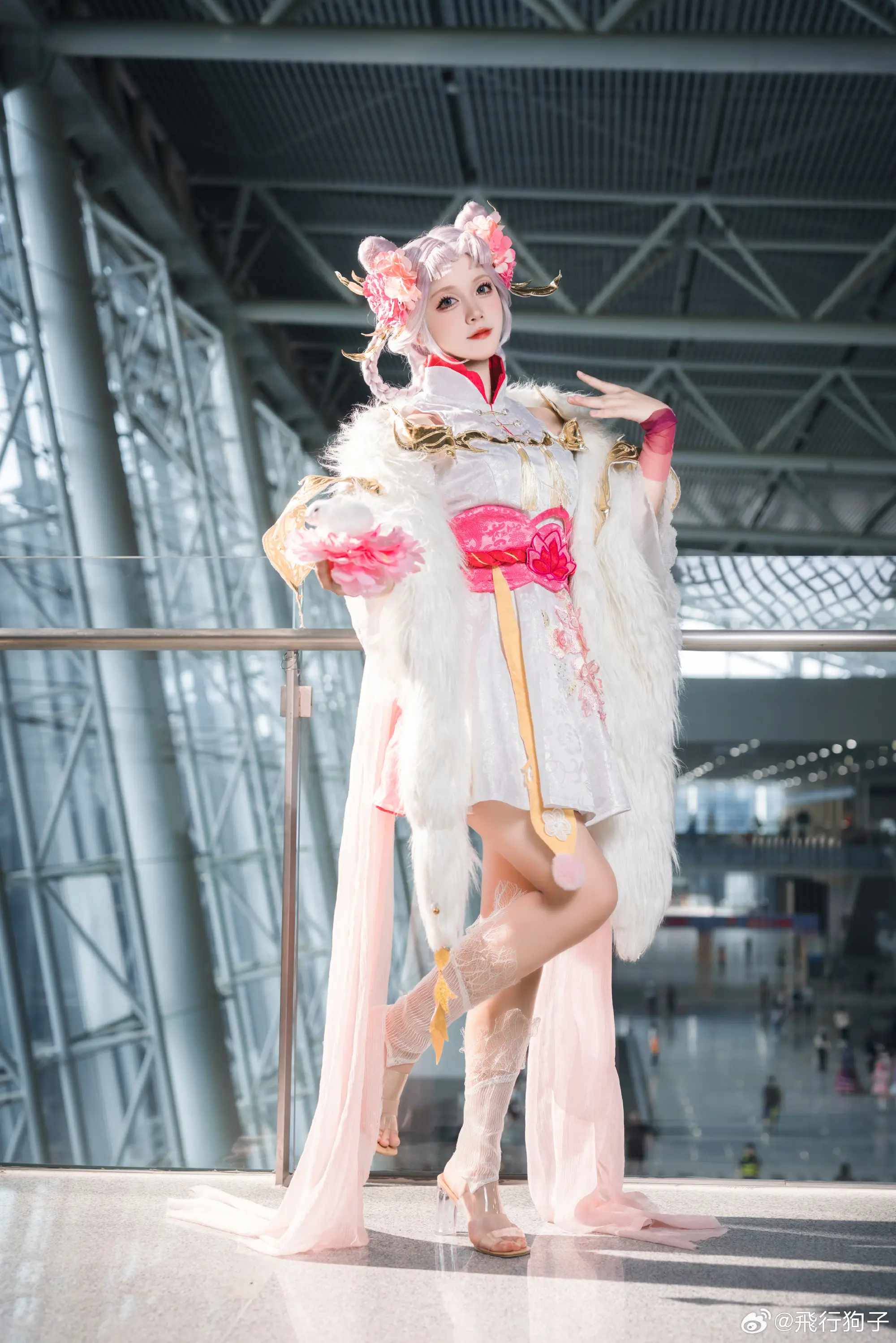 COSPLAY 花开之期 就是约定 嫦娥拒霜思@飛行狗子-公众号小姨ai