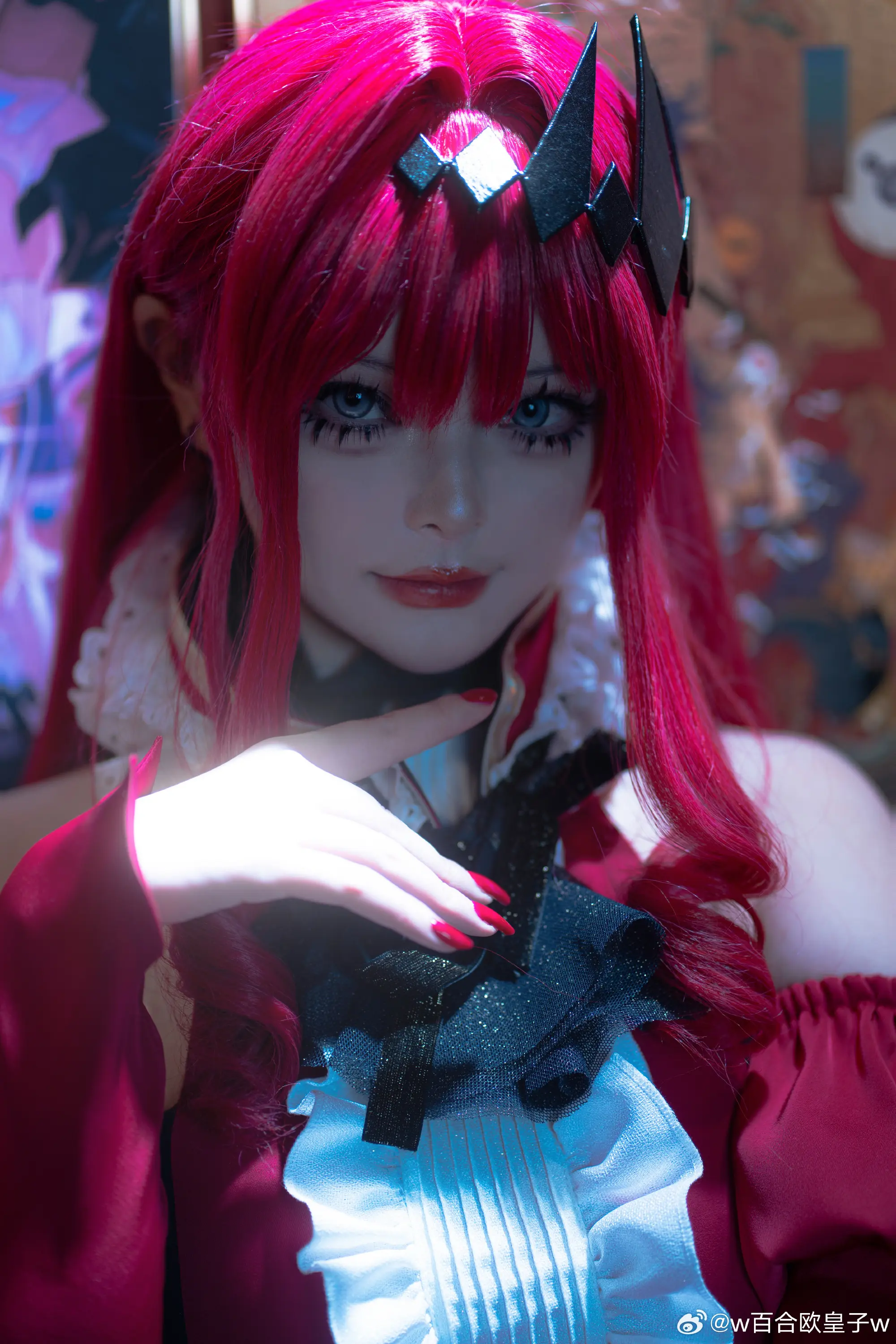 COSPLAY Fate/GrandOrder 妖精骑士崔斯坦/芭万·希 @w百合欧皇子w-公众号小姨ai