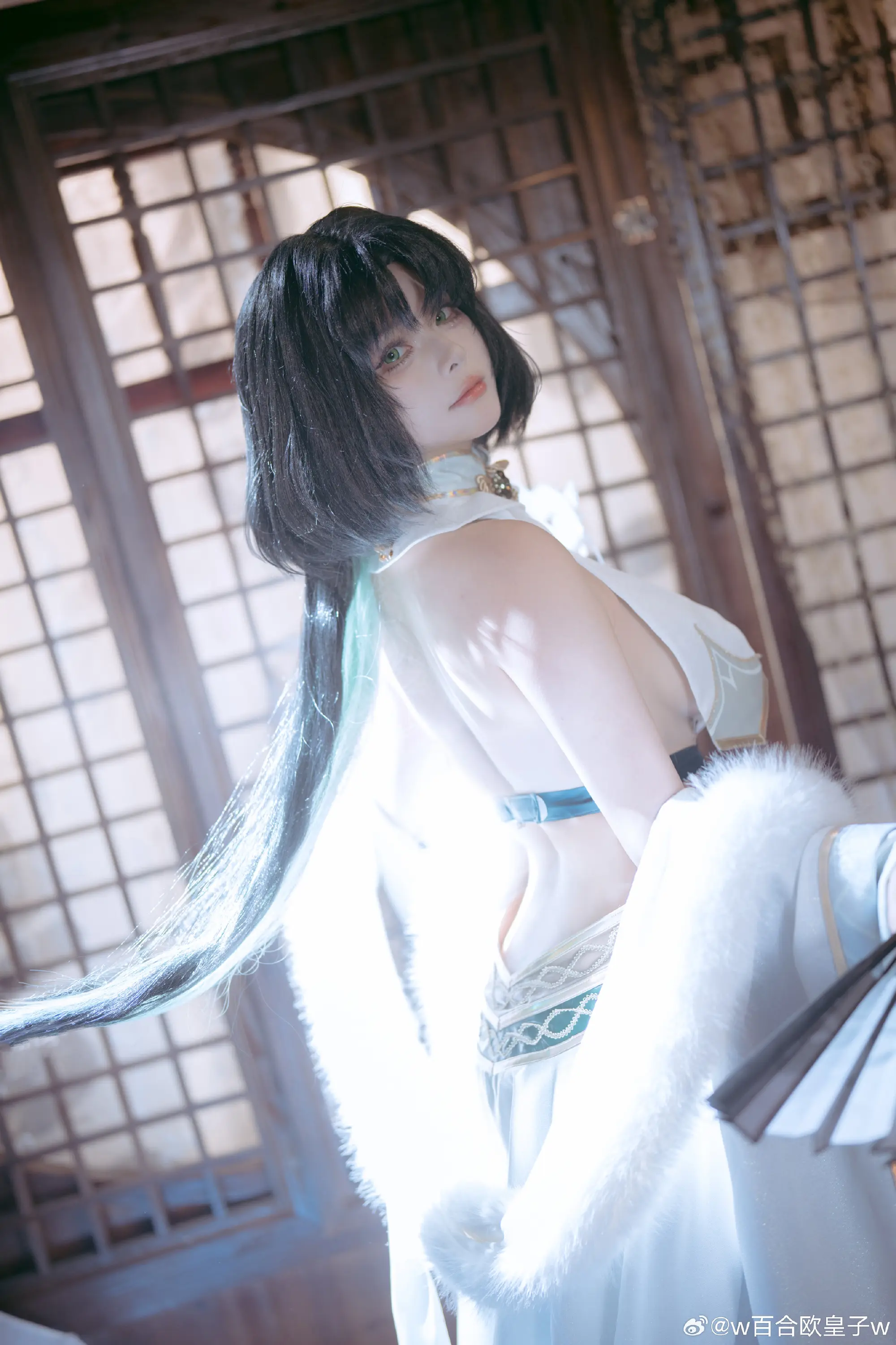 COSPLAY 指挥官，欢迎回来。嗯？你说在这种场合下，总感觉有点幽怨……啊……抱歉，下次我会更注意氛围的…… 碧蓝航线  寰昌「月下蹁跹」@w百合欧皇子w COSPLAY-第2张