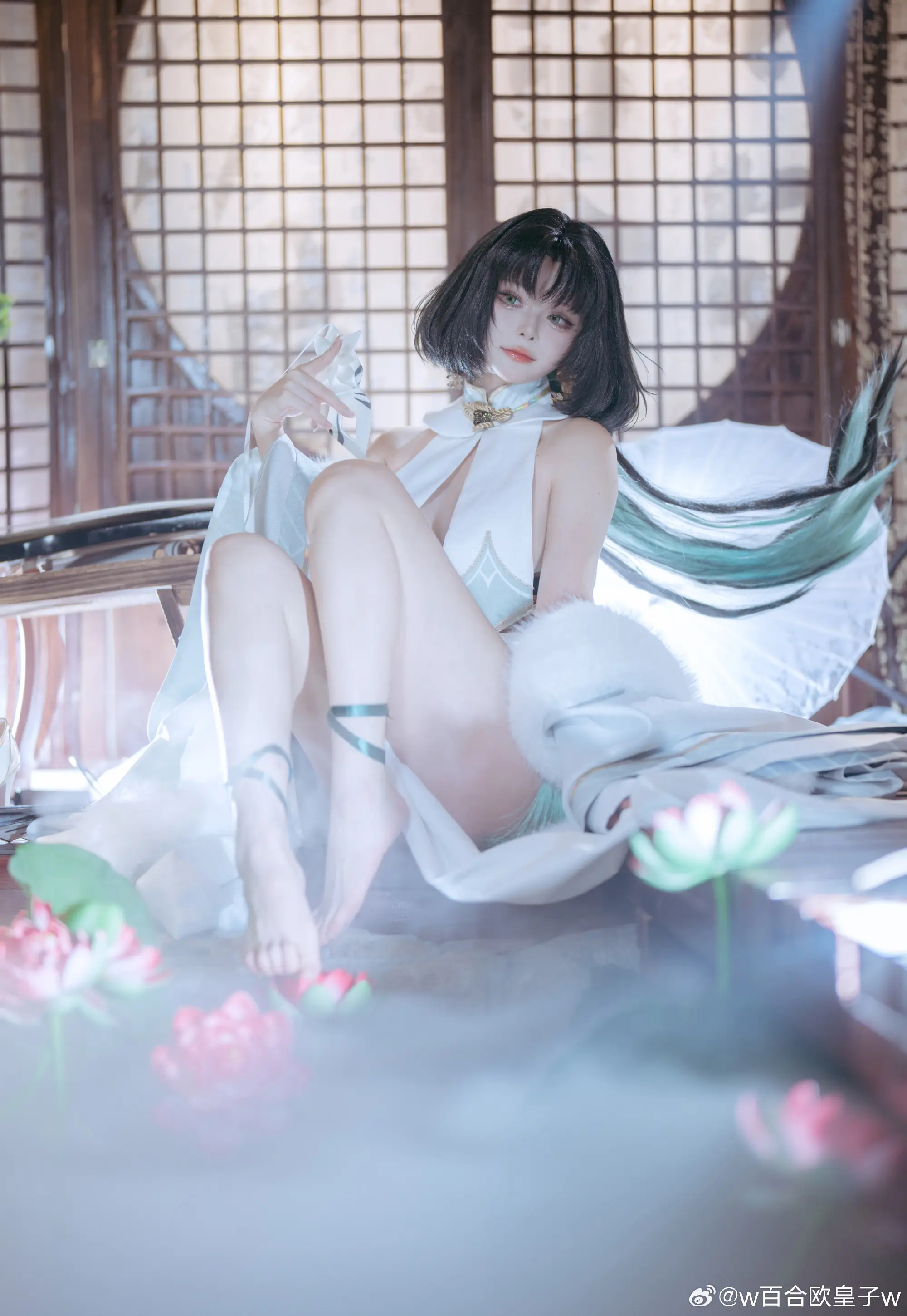 COSPLAY 指挥官，欢迎回来。嗯？你说在这种场合下，总感觉有点幽怨……啊……抱歉，下次我会更注意氛围的…… 碧蓝航线  寰昌「月下蹁跹」@w百合欧皇子w COSPLAY-第3张
