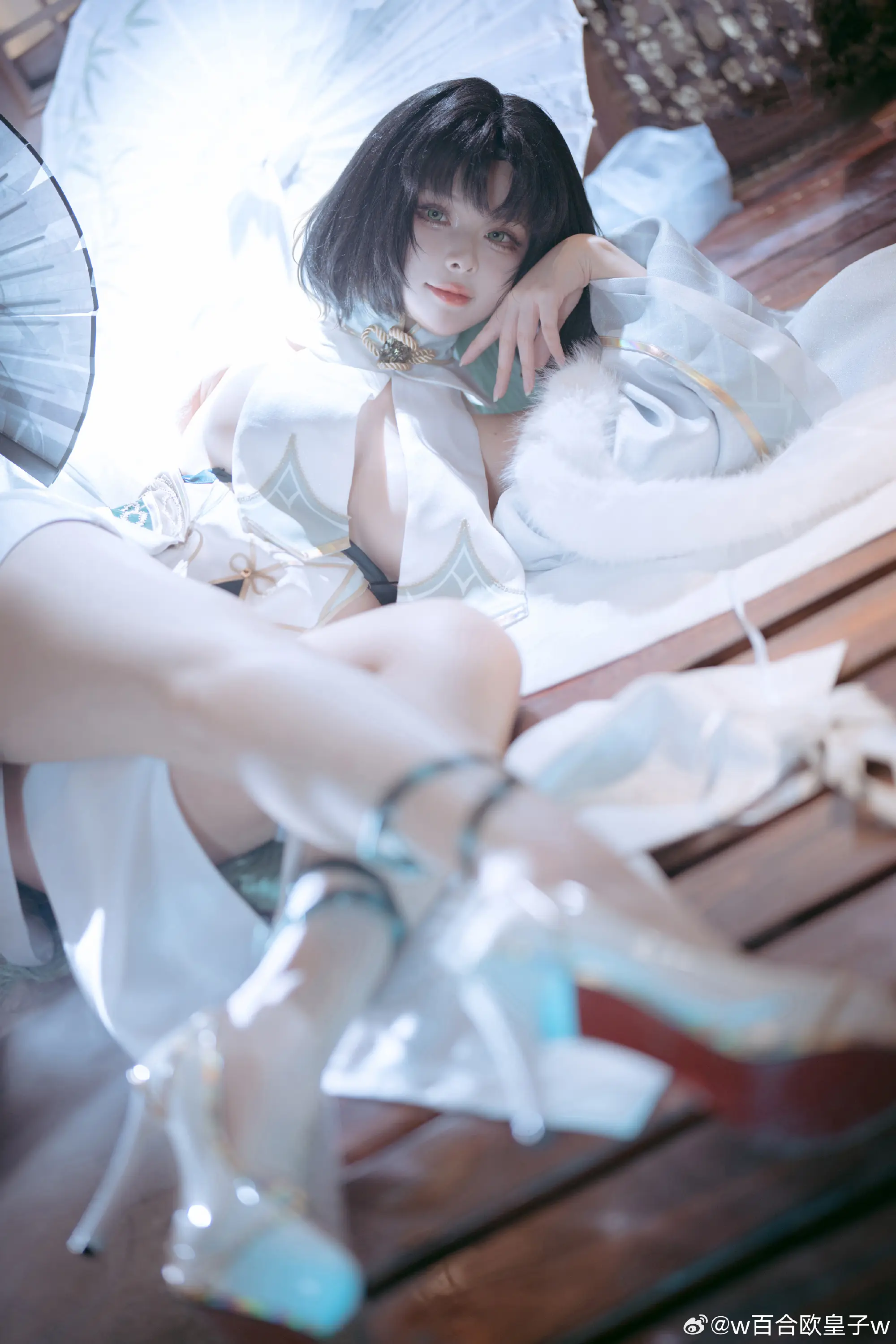 COSPLAY 指挥官，欢迎回来。嗯？你说在这种场合下，总感觉有点幽怨……啊……抱歉，下次我会更注意氛围的…… 碧蓝航线  寰昌「月下蹁跹」@w百合欧皇子w COSPLAY-第5张
