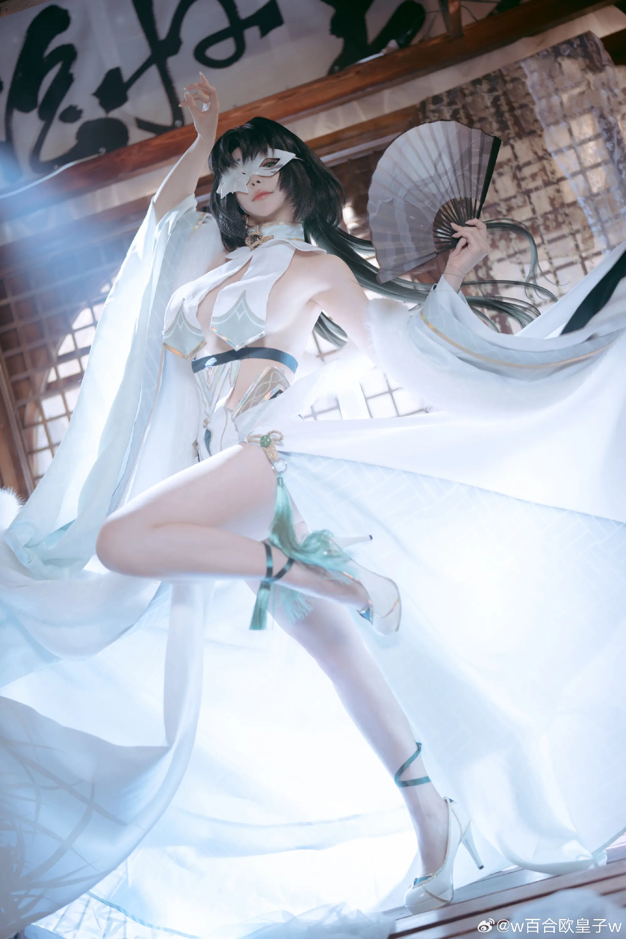 COSPLAY 指挥官，欢迎回来。嗯？你说在这种场合下，总感觉有点幽怨……啊……抱歉，下次我会更注意氛围的…… 碧蓝航线  寰昌「月下蹁跹」@w百合欧皇子w COSPLAY-第4张