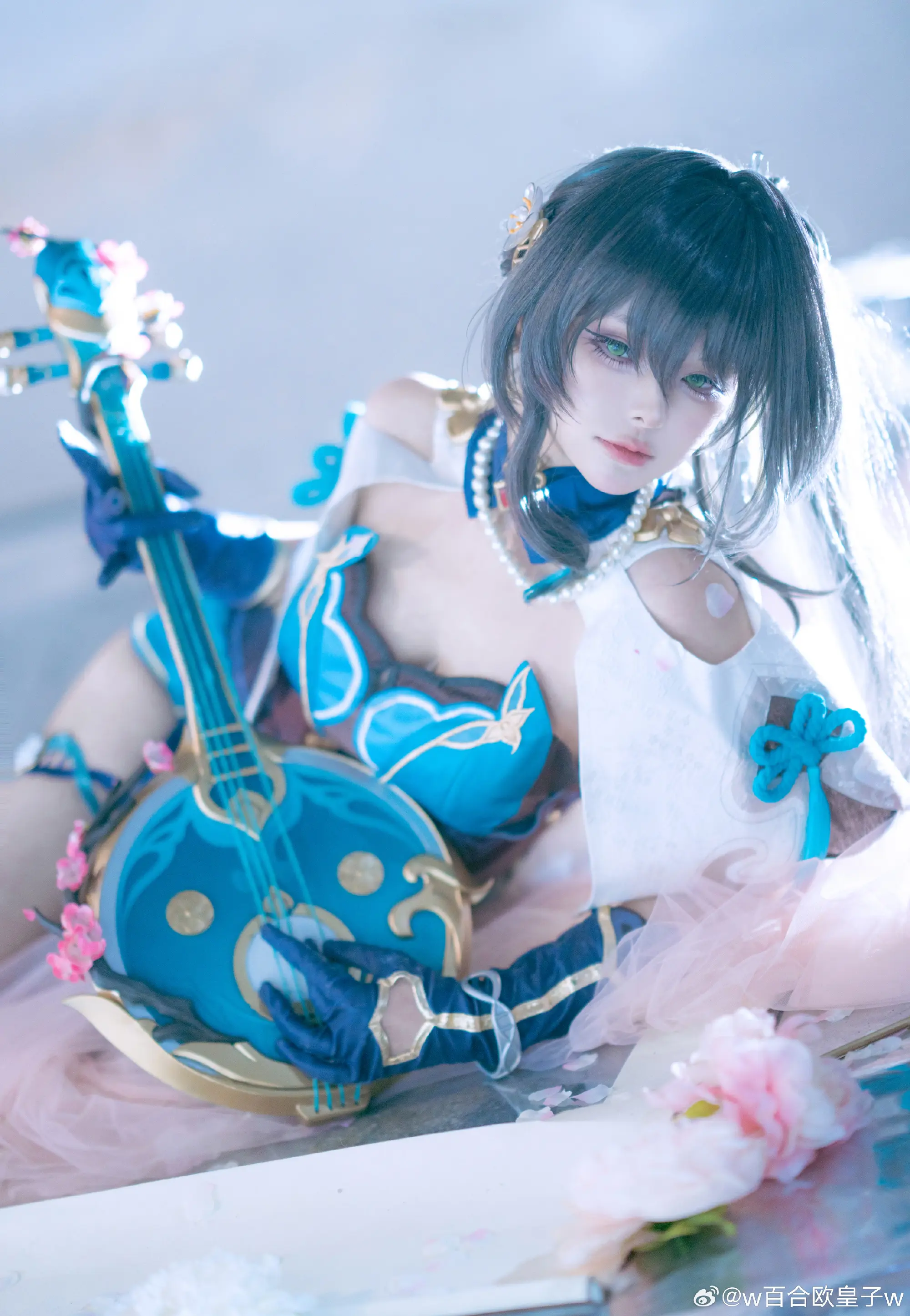 cosplay 她抹去一指琼绸碎玉，冰雪玎玲 崩坏:星穹铁道 阮梅@w百合欧皇子w COSPLAY-第6张