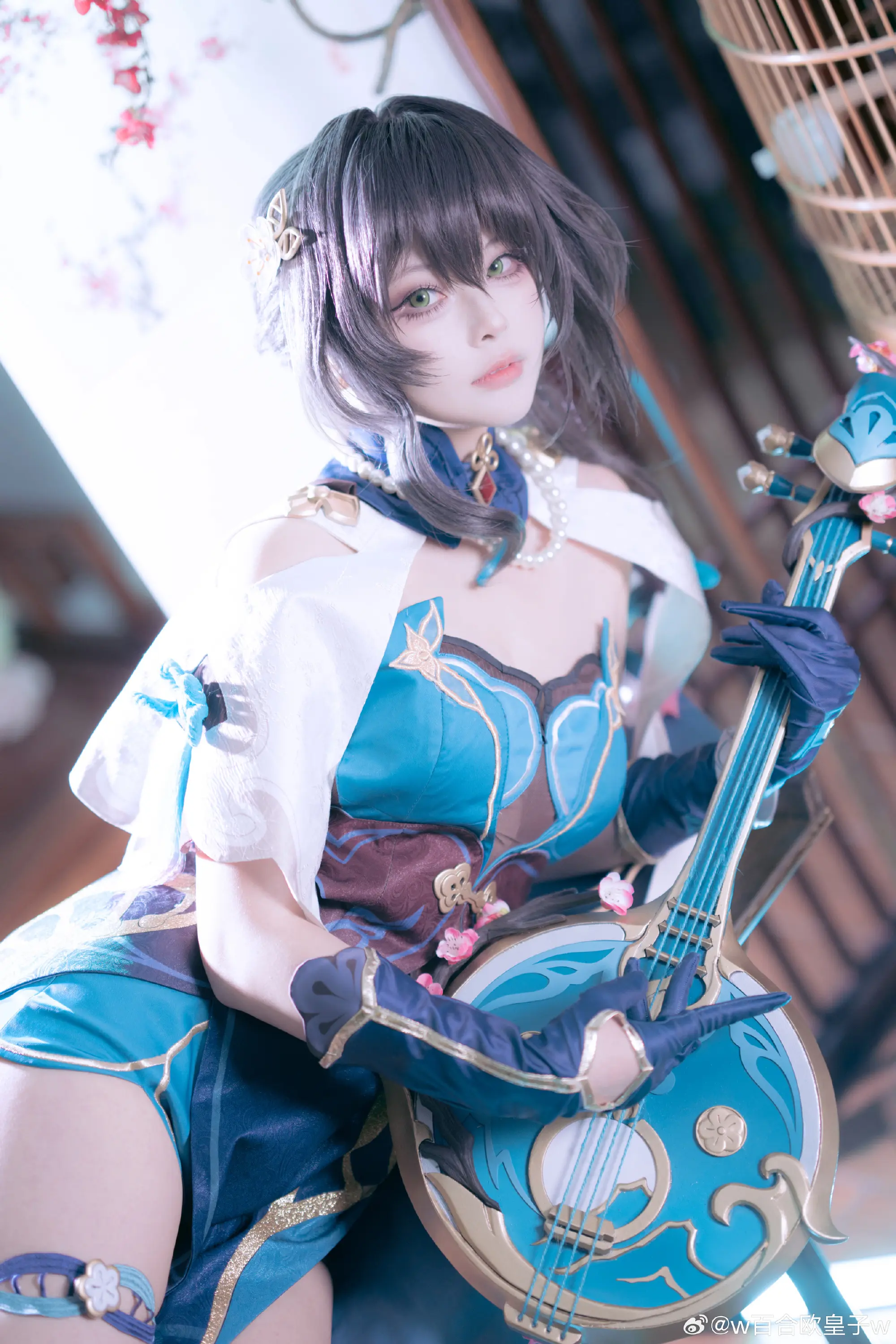 cosplay 她抹去一指琼绸碎玉，冰雪玎玲 崩坏:星穹铁道 阮梅@w百合欧皇子w COSPLAY-第15张