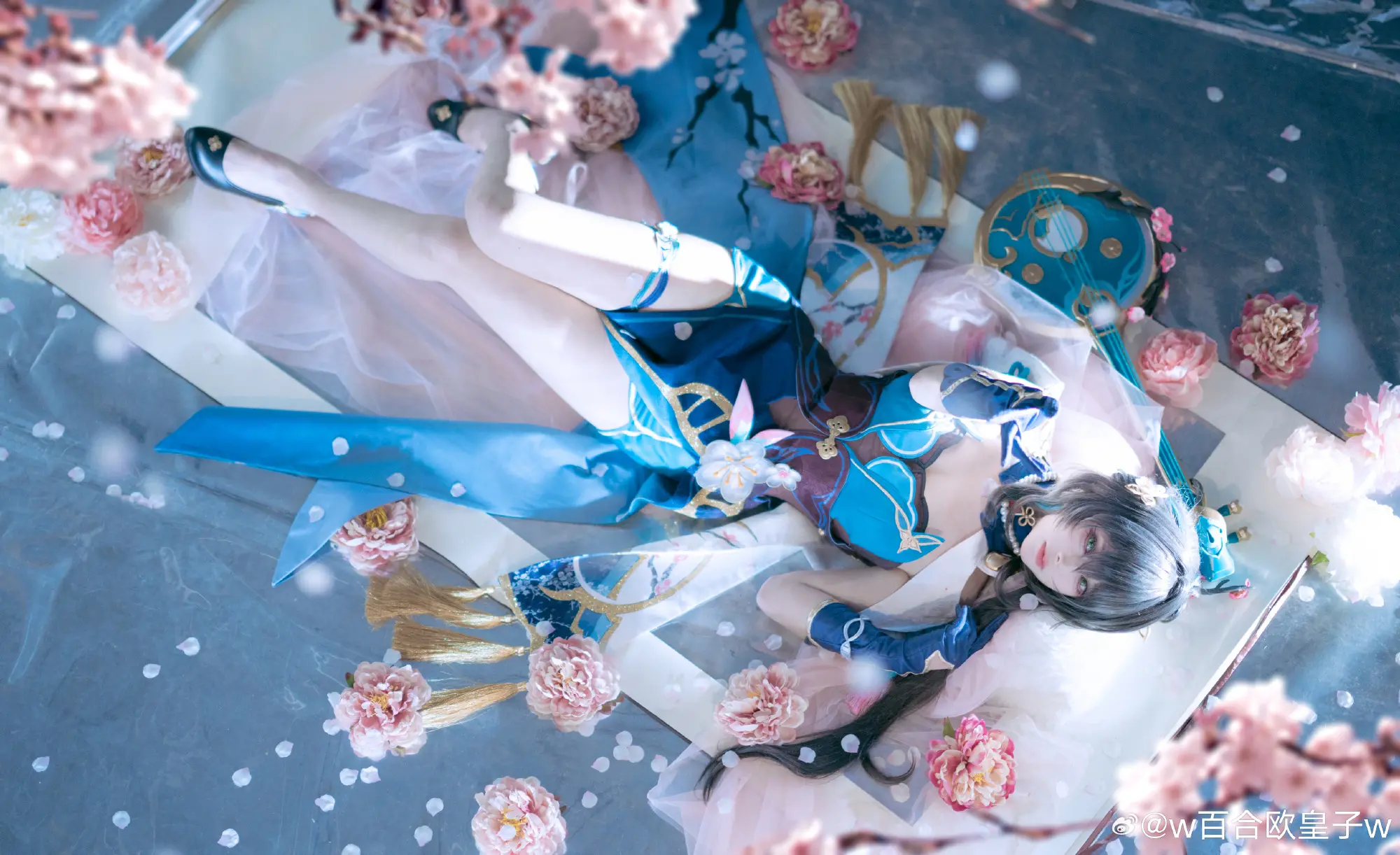 cosplay 她抹去一指琼绸碎玉，冰雪玎玲 崩坏:星穹铁道 阮梅@w百合欧皇子w COSPLAY-第7张