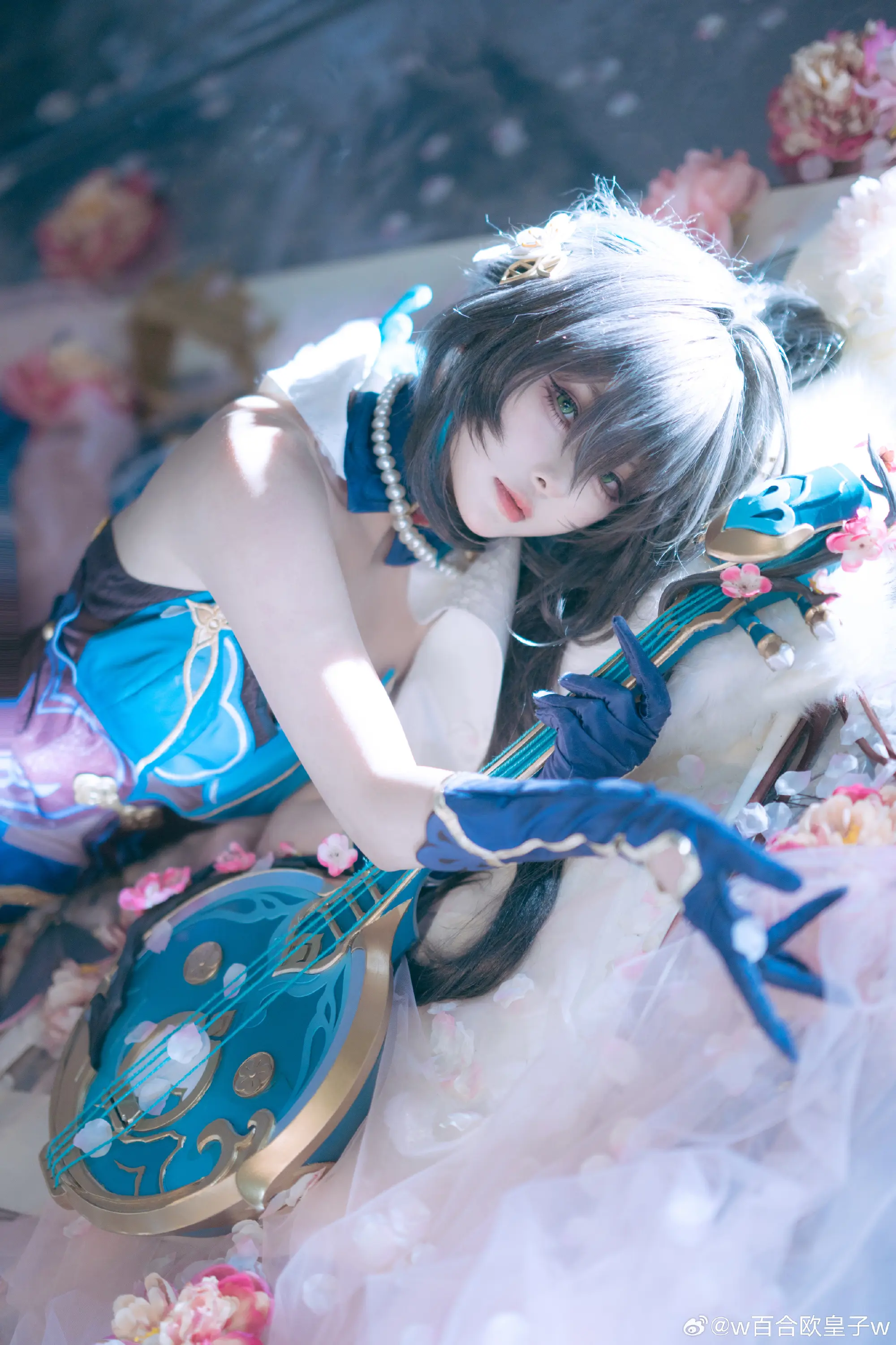 cosplay 她抹去一指琼绸碎玉，冰雪玎玲 崩坏:星穹铁道 阮梅@w百合欧皇子w COSPLAY-第8张