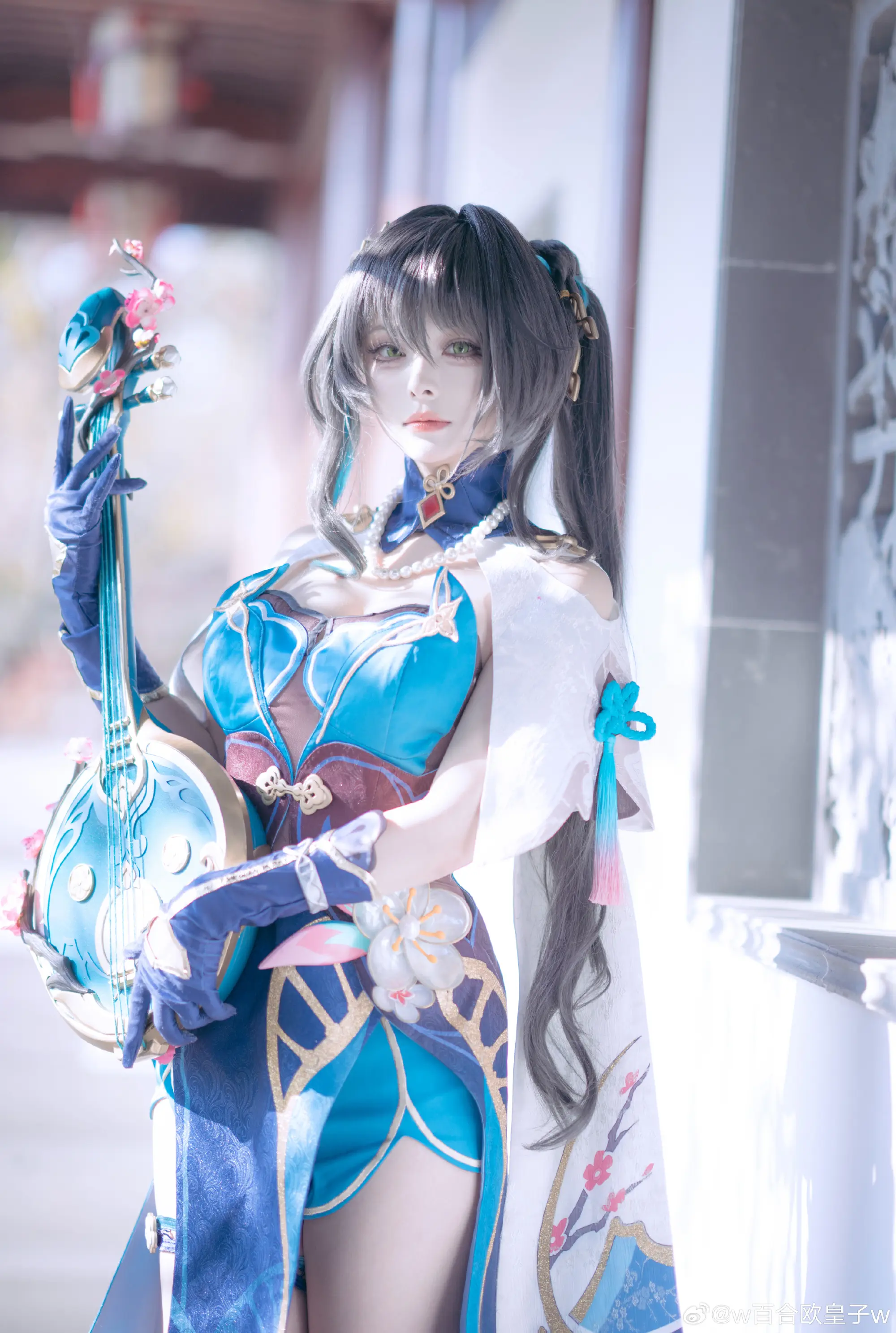 cosplay 她抹去一指琼绸碎玉，冰雪玎玲 崩坏:星穹铁道 阮梅@w百合欧皇子w COSPLAY-第11张