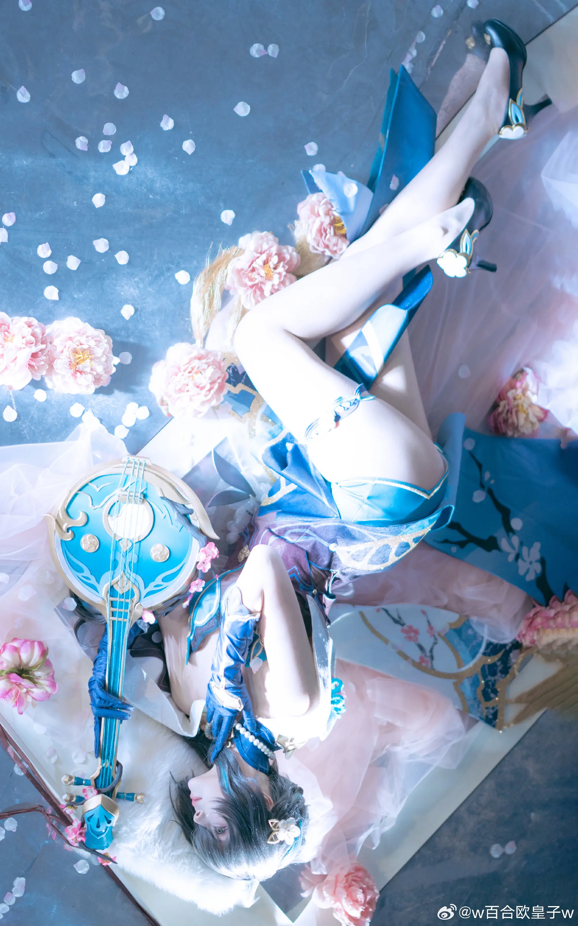 cosplay 她抹去一指琼绸碎玉，冰雪玎玲 崩坏:星穹铁道 阮梅@w百合欧皇子w COSPLAY-第2张