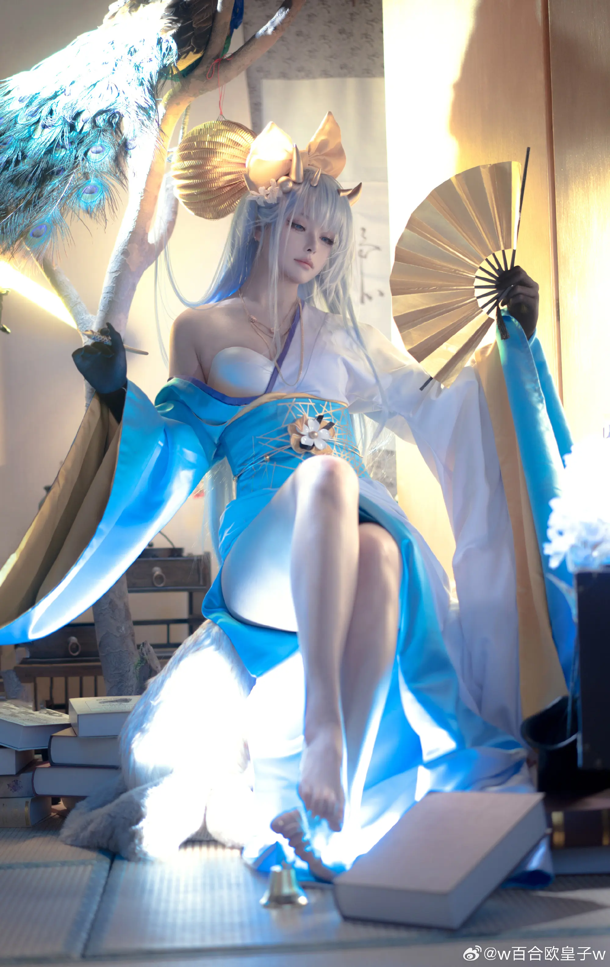 COSPLAY 碧蓝航线 香槟 初梦蓝彩@w百合欧皇子w COSPLAY-第11张