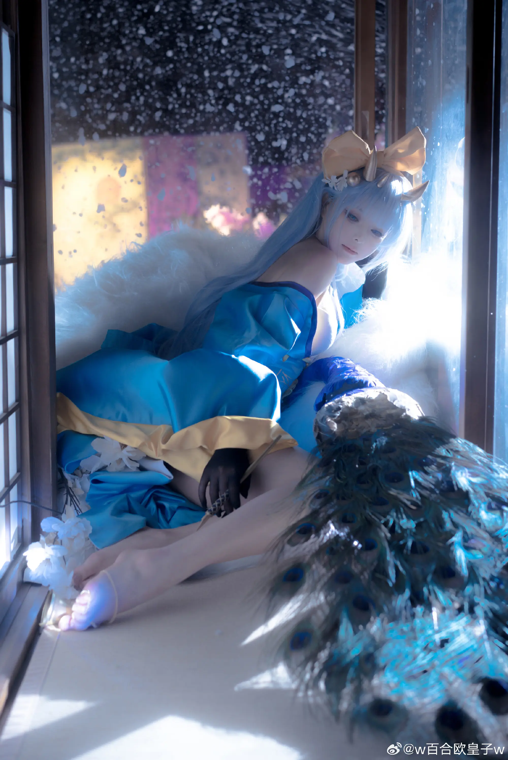 COSPLAY 碧蓝航线 香槟 初梦蓝彩@w百合欧皇子w COSPLAY-第4张