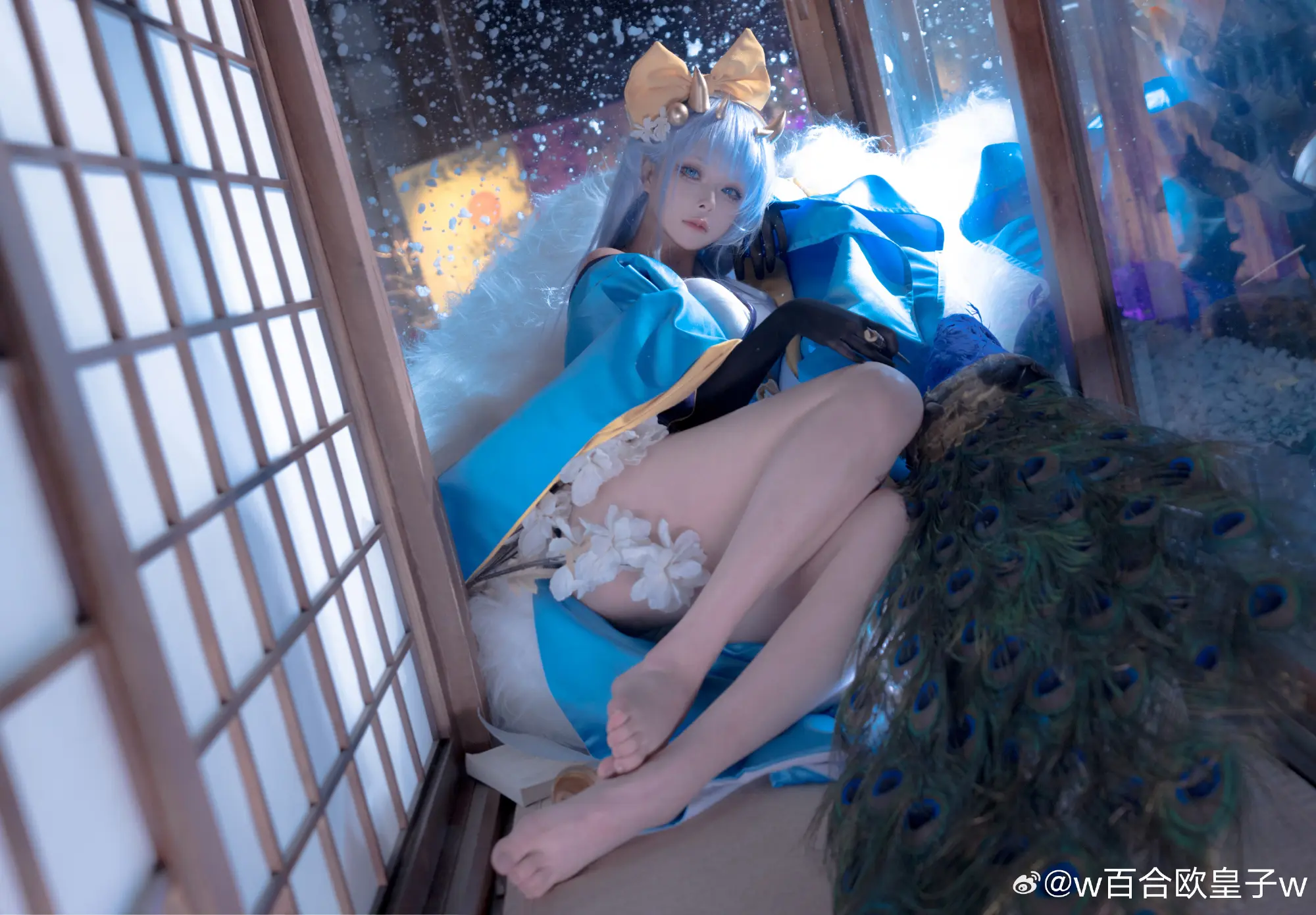 COSPLAY 碧蓝航线 香槟 初梦蓝彩@w百合欧皇子w COSPLAY-第6张