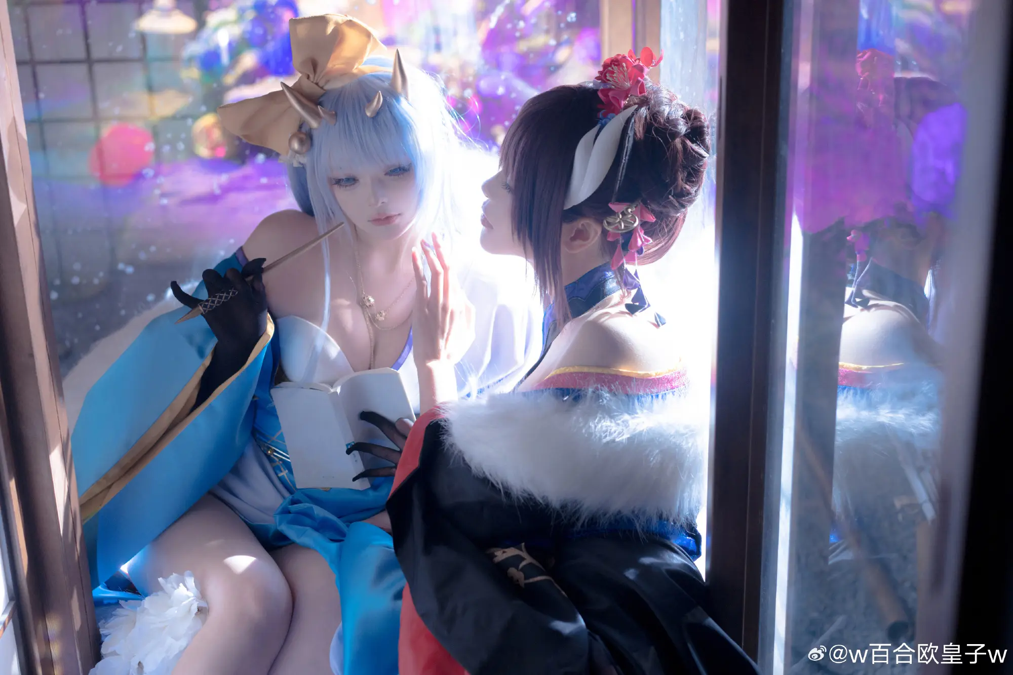 COSPLAY 碧蓝航线 香槟 初梦蓝彩@w百合欧皇子w COSPLAY-第9张