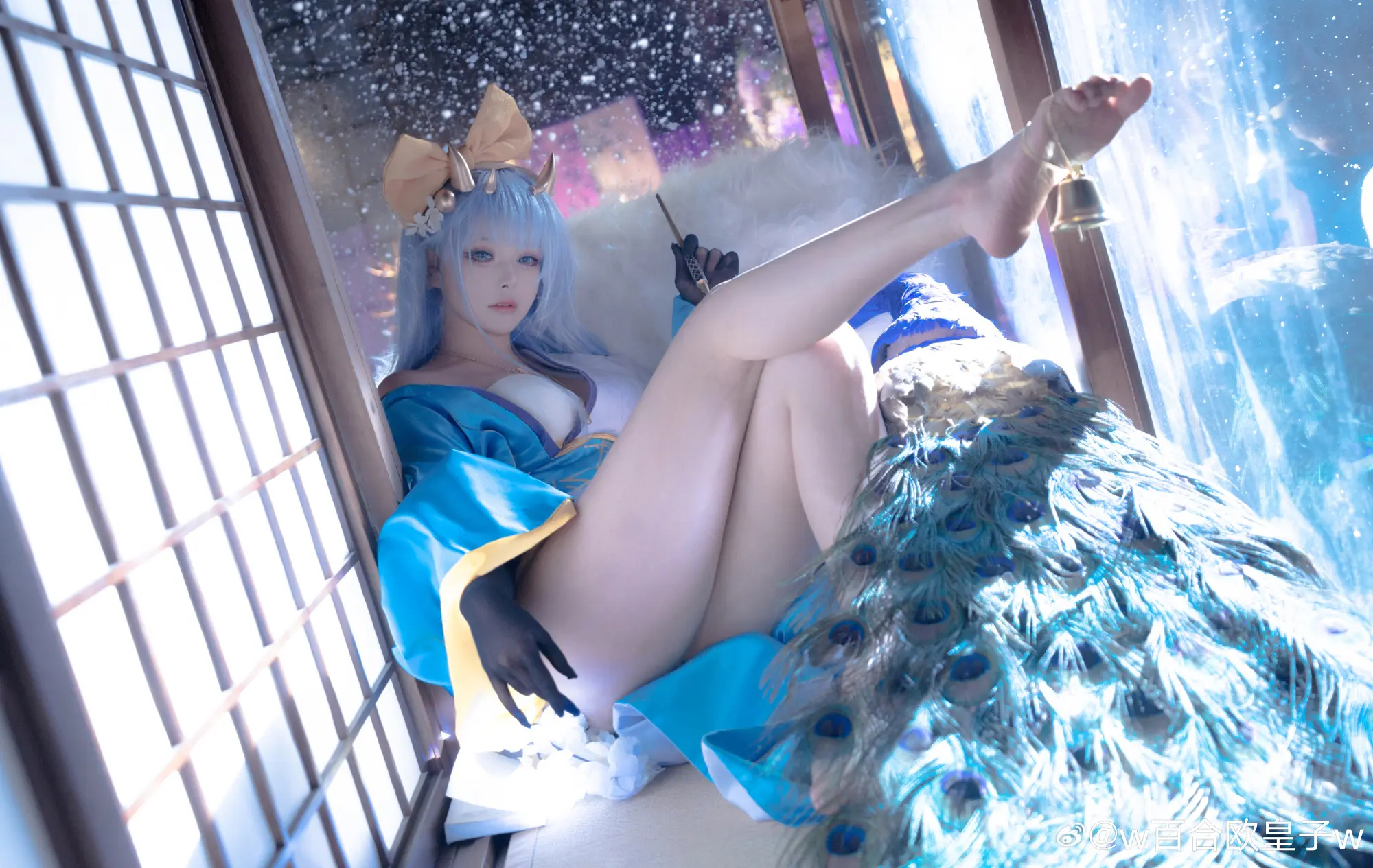 COSPLAY 碧蓝航线 香槟 初梦蓝彩@w百合欧皇子w COSPLAY-第12张