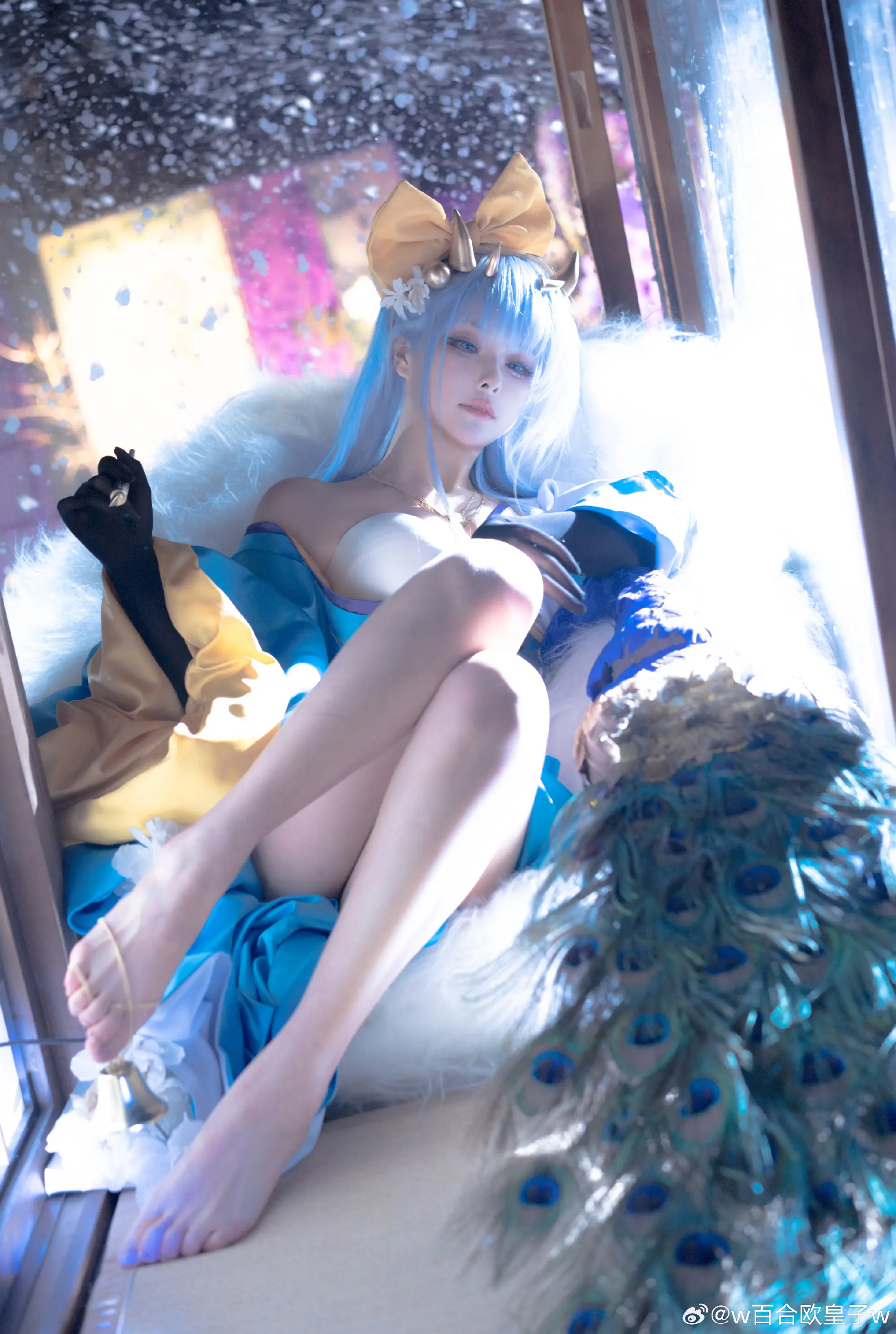 COSPLAY 碧蓝航线 香槟 初梦蓝彩@w百合欧皇子w COSPLAY-第15张