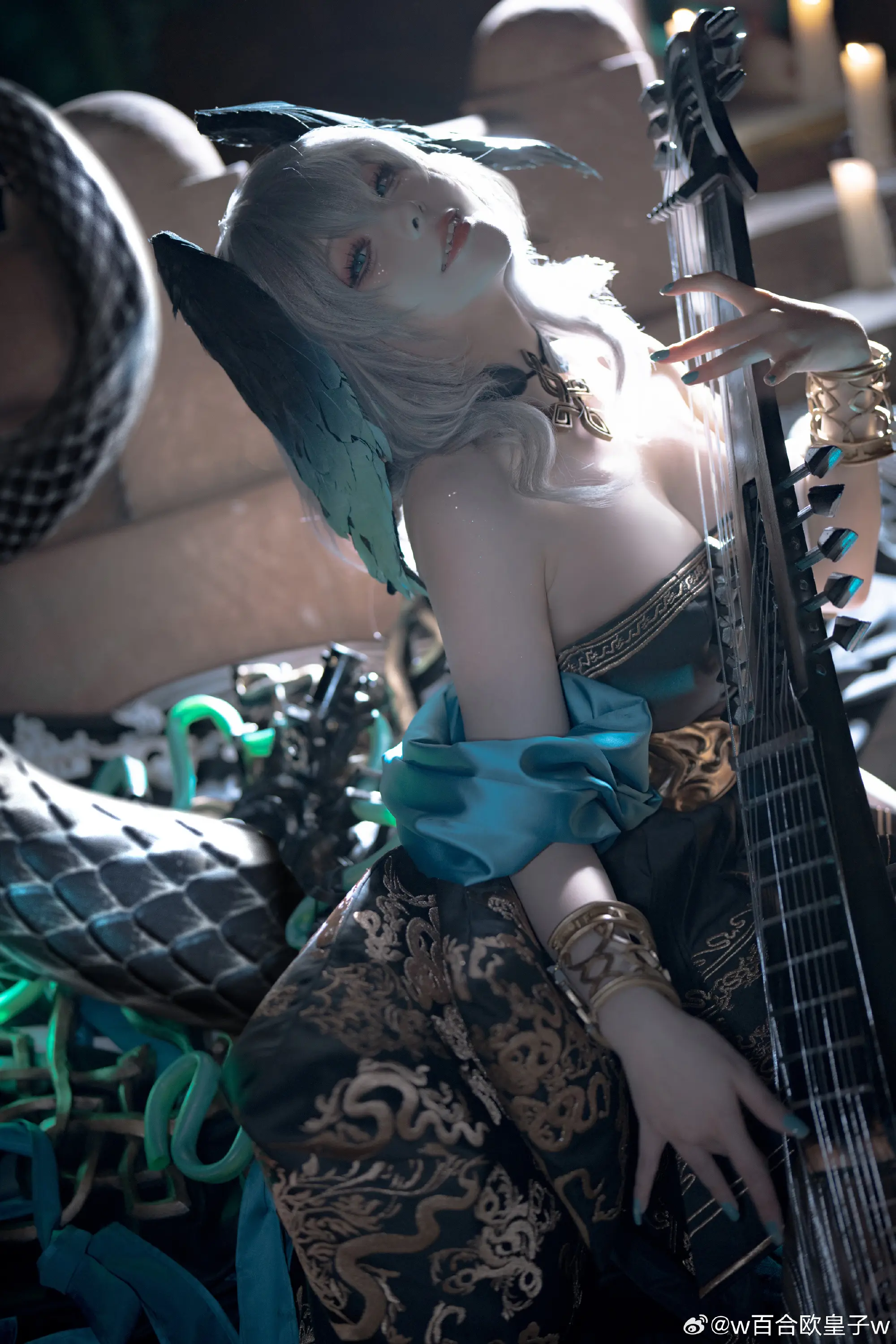 COSPLAY 明日方舟 霍尔海雅-历世流风@w百合欧皇子w-公众号小姨ai