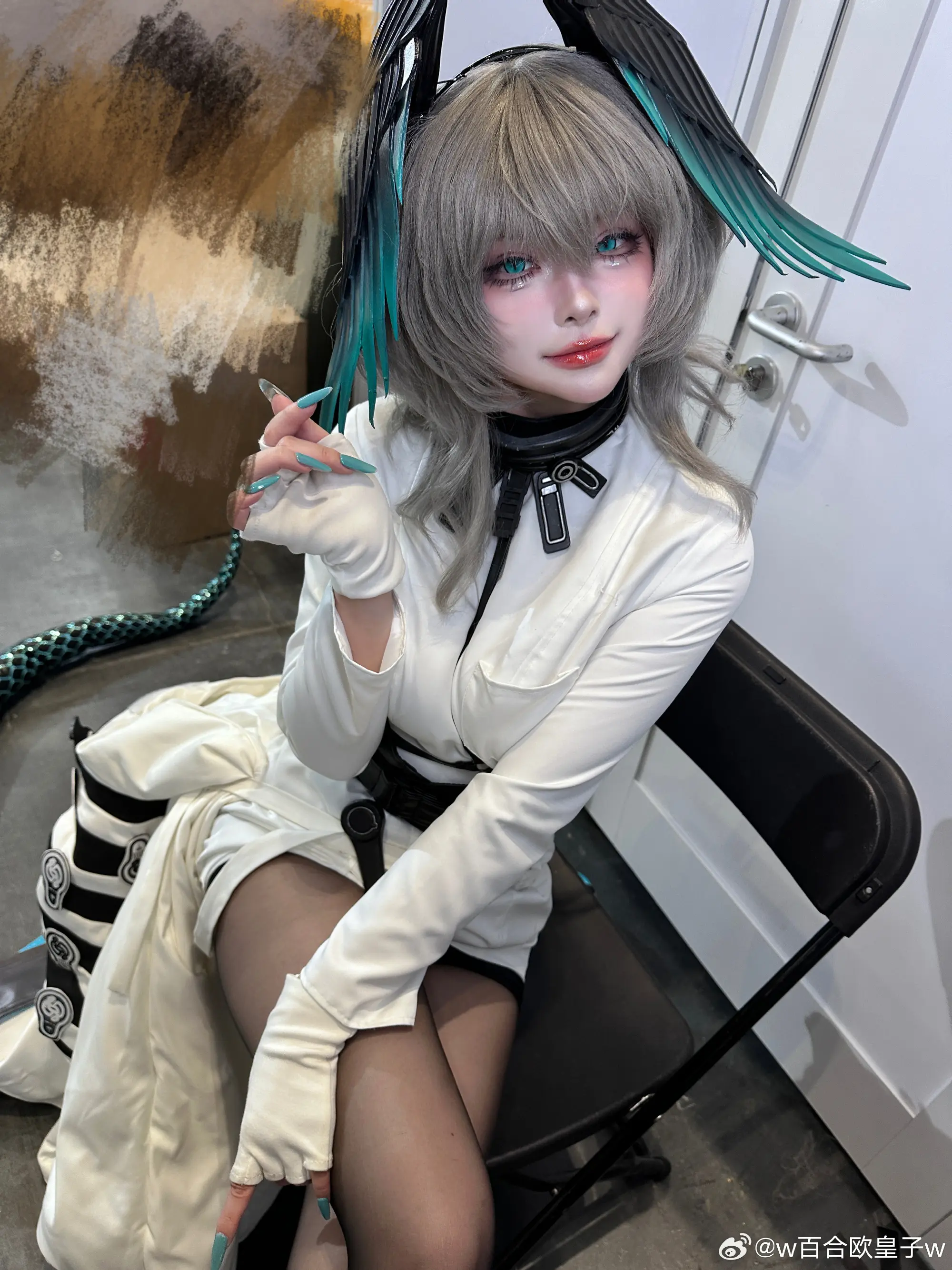 COSPLAY 明日方舟 今天最后一天霍尔海雅～@w百合欧皇子w COSPLAY-第3张