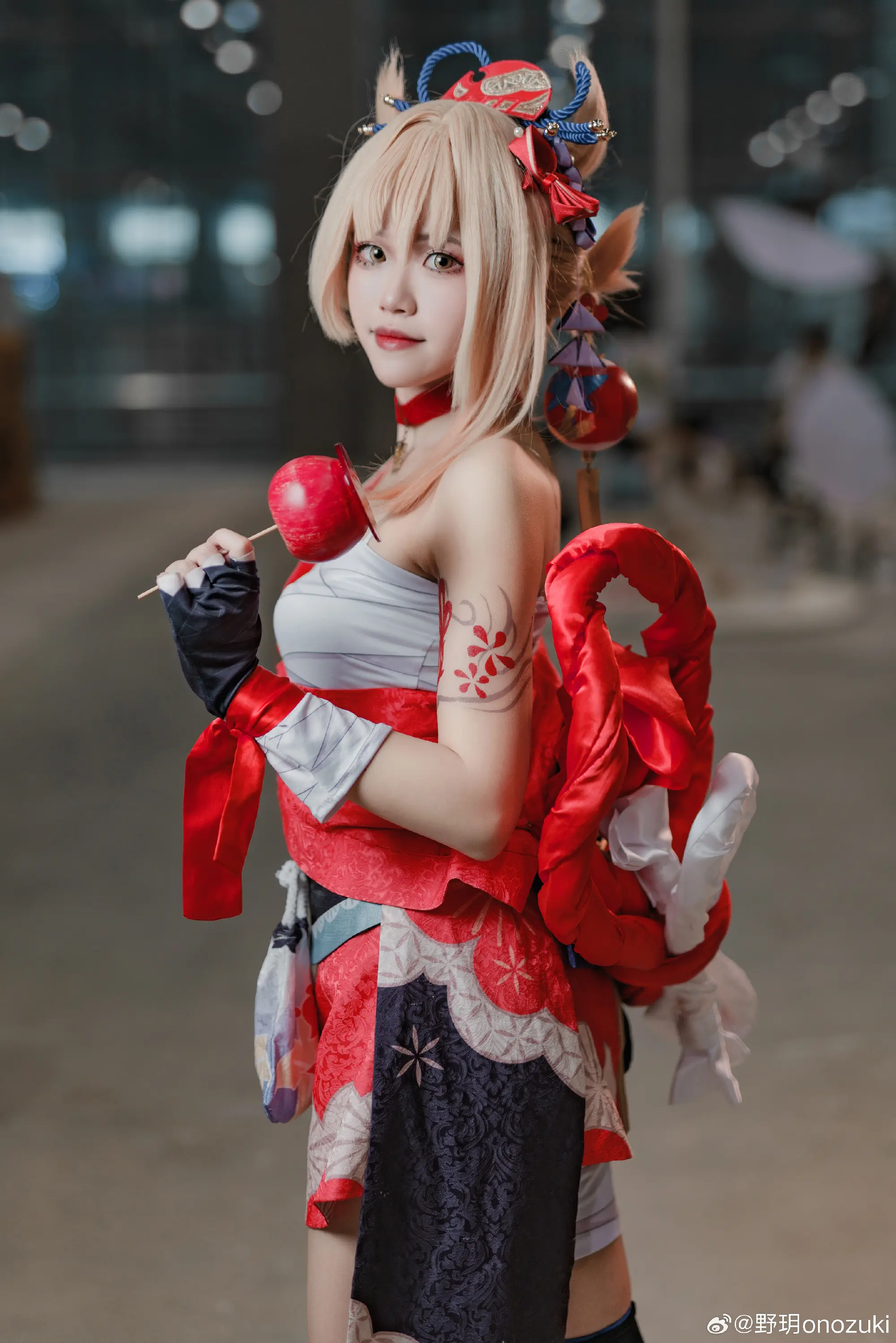 cosplay 烟花来咯！原神  宵宫@野玥onozuki-公众号小姨ai